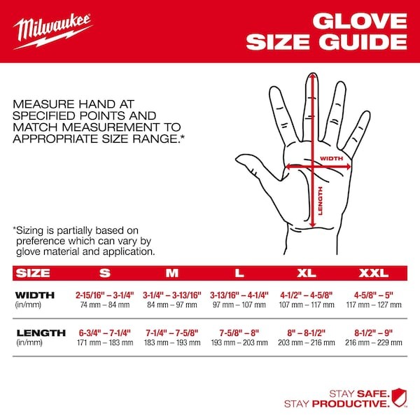 Milwaukee Tool 48-73-8911B High Visibility Cut Level 1 Polyurethane Dipped