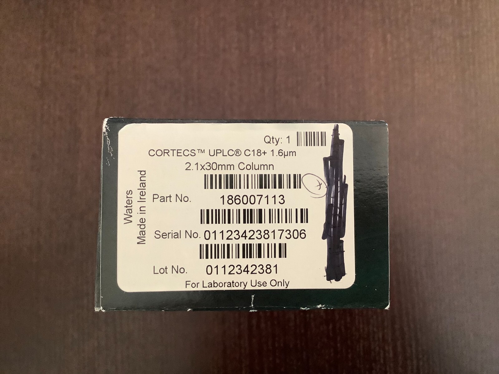 NEW WATERS 186007113 CORTECS C18+ Column, 90Å, 1.6 µm, 2.1 mm X 30 mm