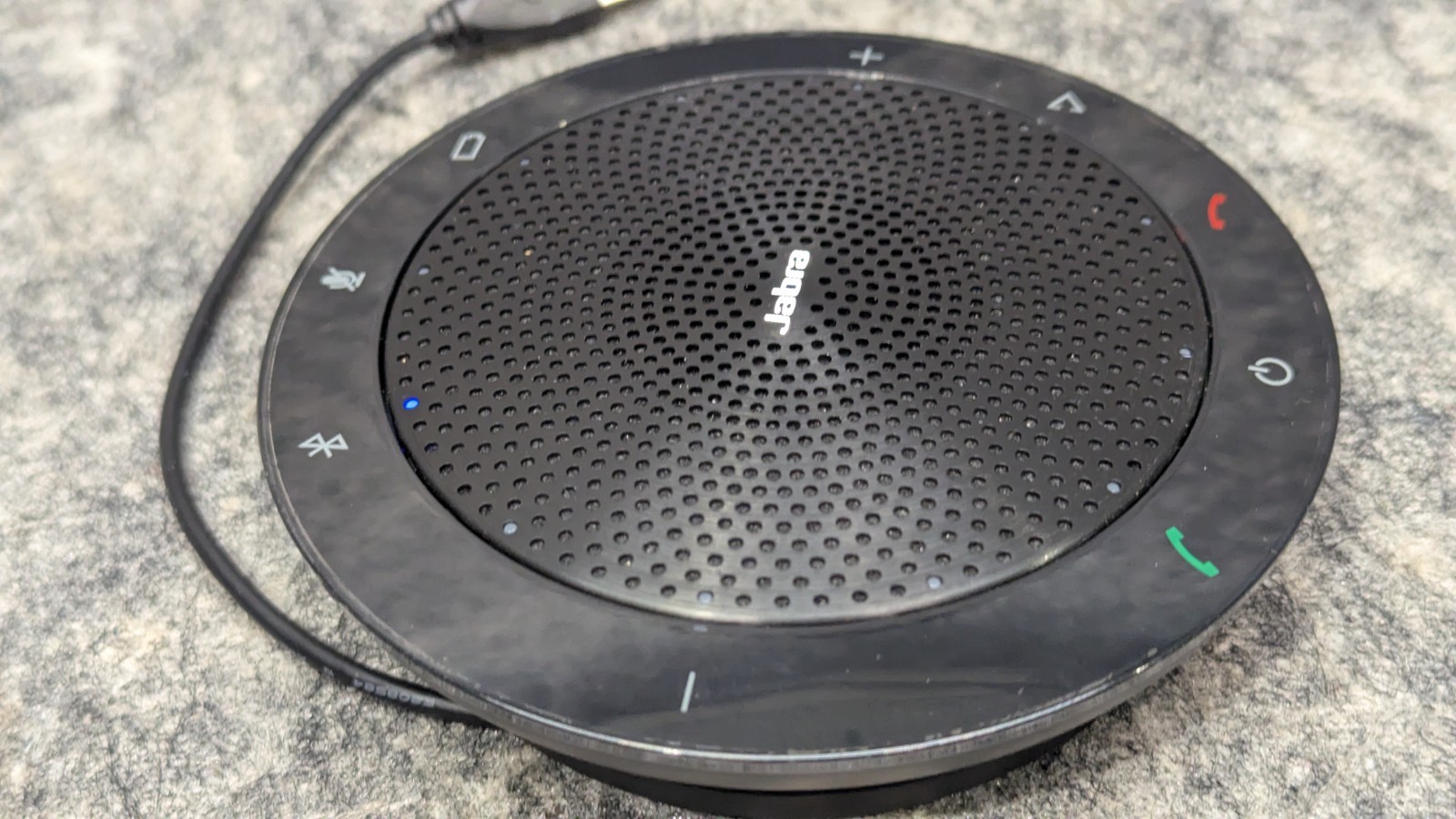 Jabra Speaker 510 USB Speakerphone PHS002W 7510-409 with Bag & Power Supply