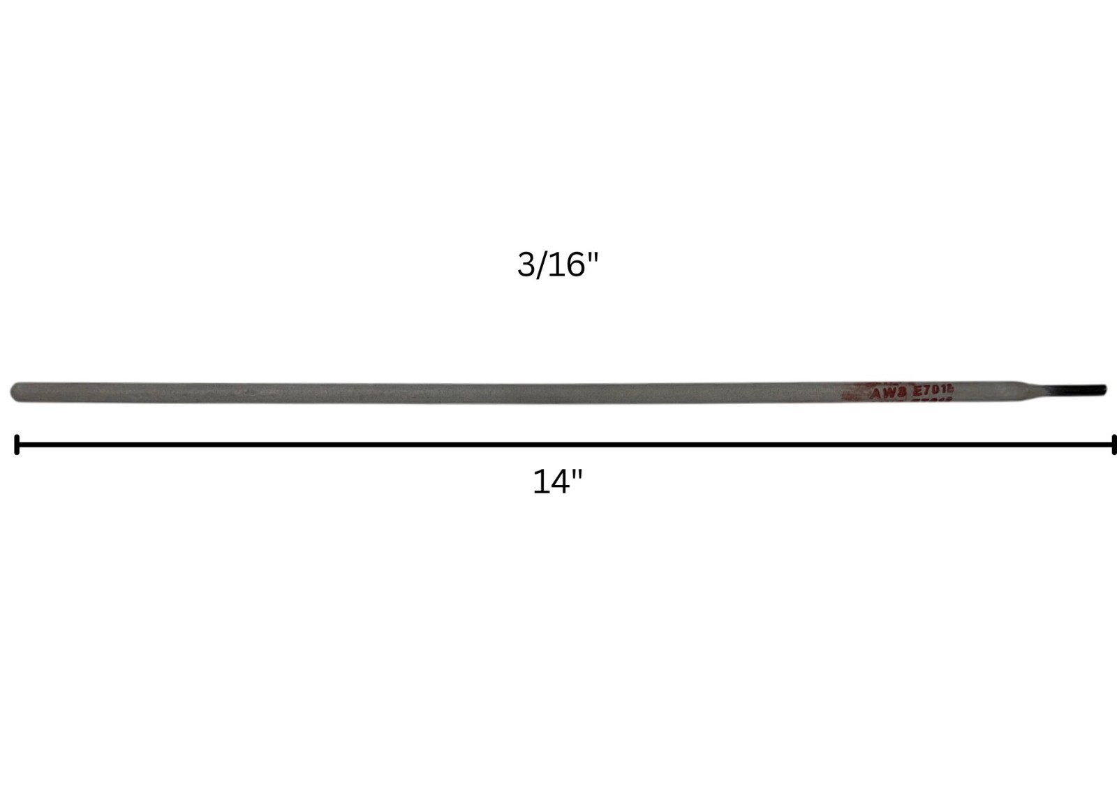 E7018 3/16″ x 10 lb Stick electrodes welding rod 7018 3/16 14″ 10#