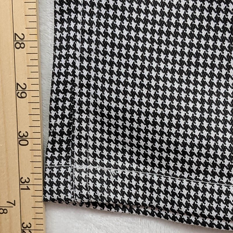 NEW Chef Code Trousers M Black White Houndstooth Chefcore Utilitarian Culinary