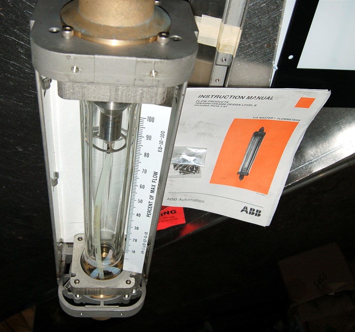 NEW ABB Automation Rate Indicating Flowmeter P/N 10A4656PZBNCECXX18D