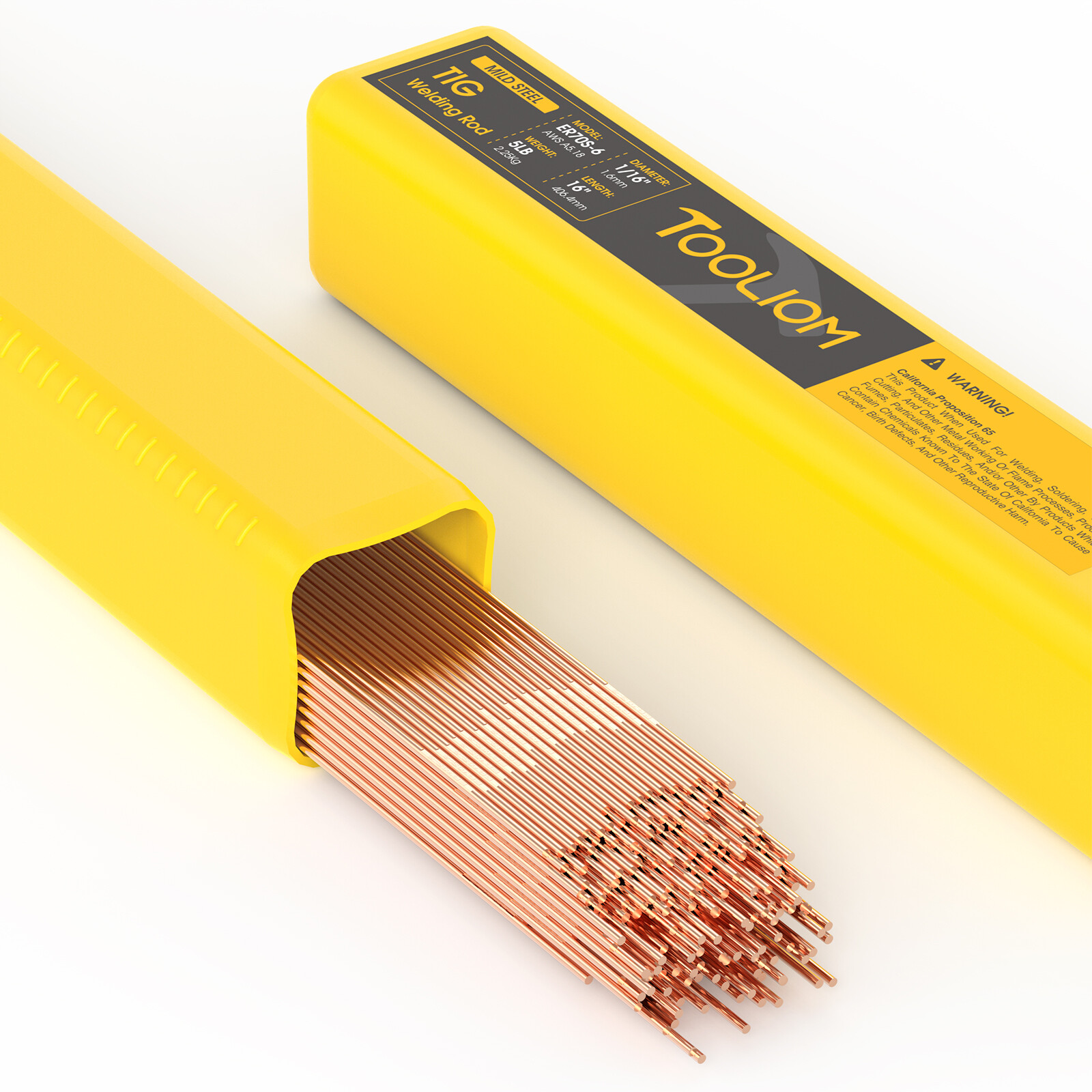Mild Steel TIG Welding Rod ER70S-6 TIG Filler Rod 1/16″ x 16″ 5LB Welding Wire