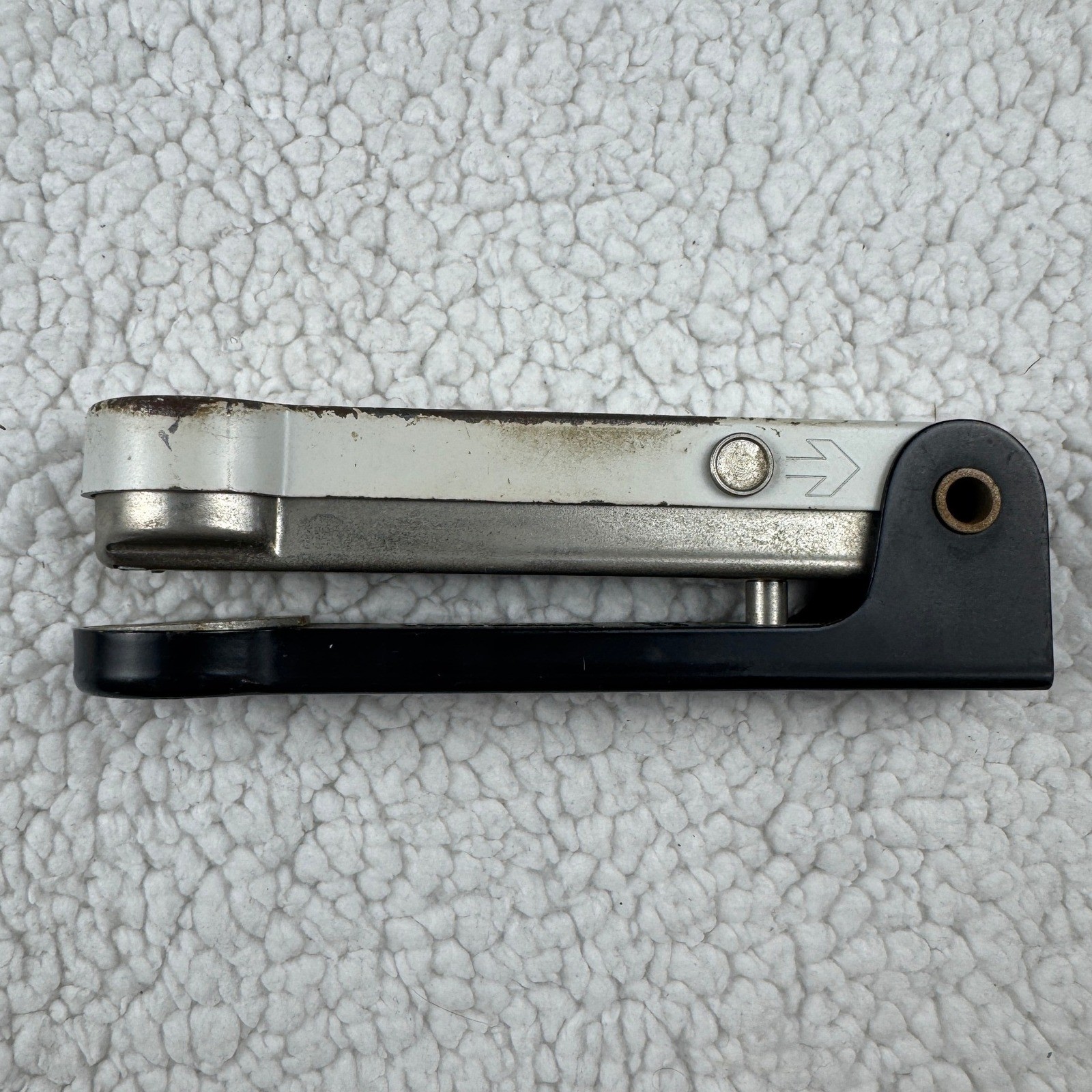 Vintage Folle 26 Stapler Made in Denmark Mid Century Modern Black White Metal