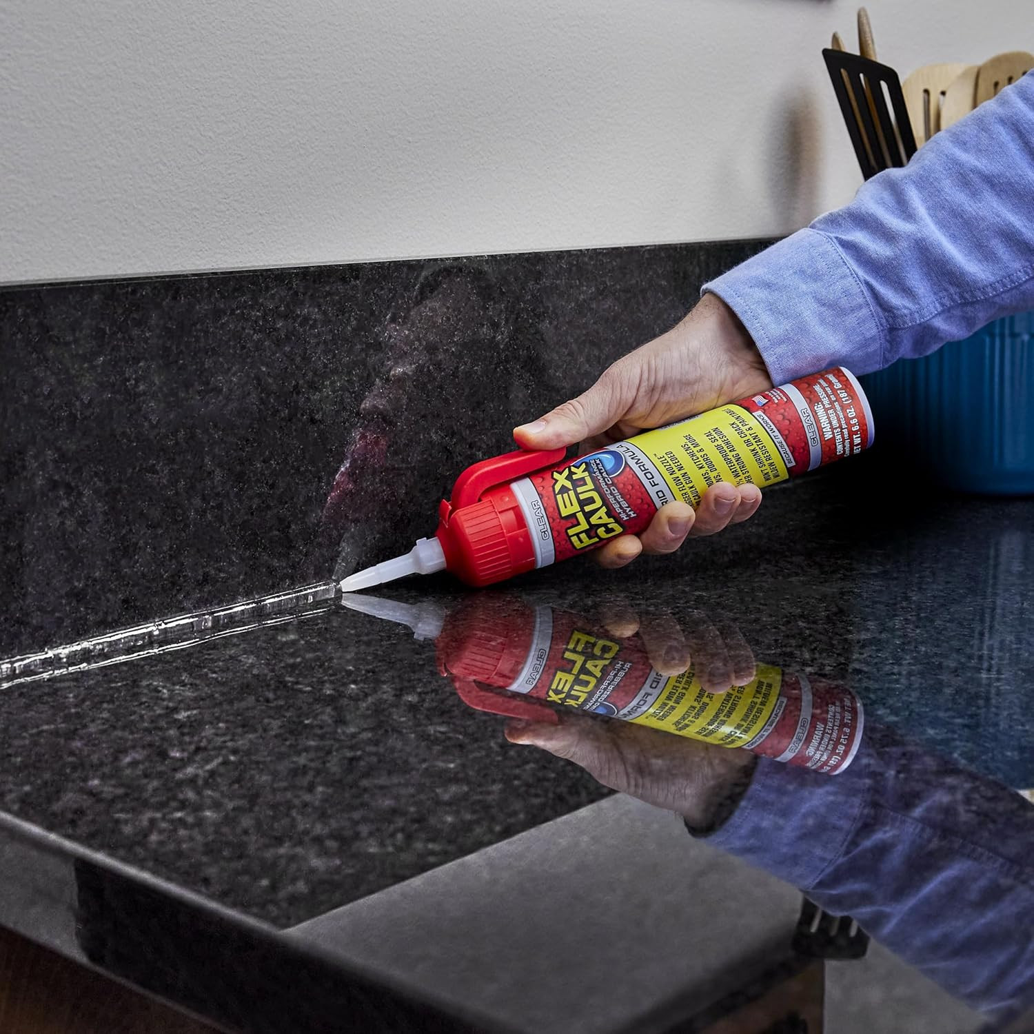 Flex Caulk, Waterproof & Weatherproof Hybrid Polymer Sealant, Strong, Paintable,