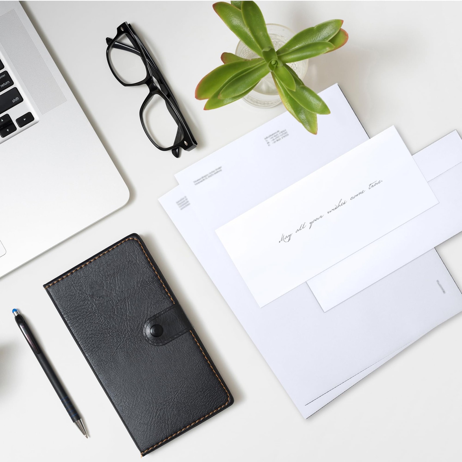 Zzrywuty #10 Letter Size Mailing Envelopes for Business, 4.125 x 9.5 inches