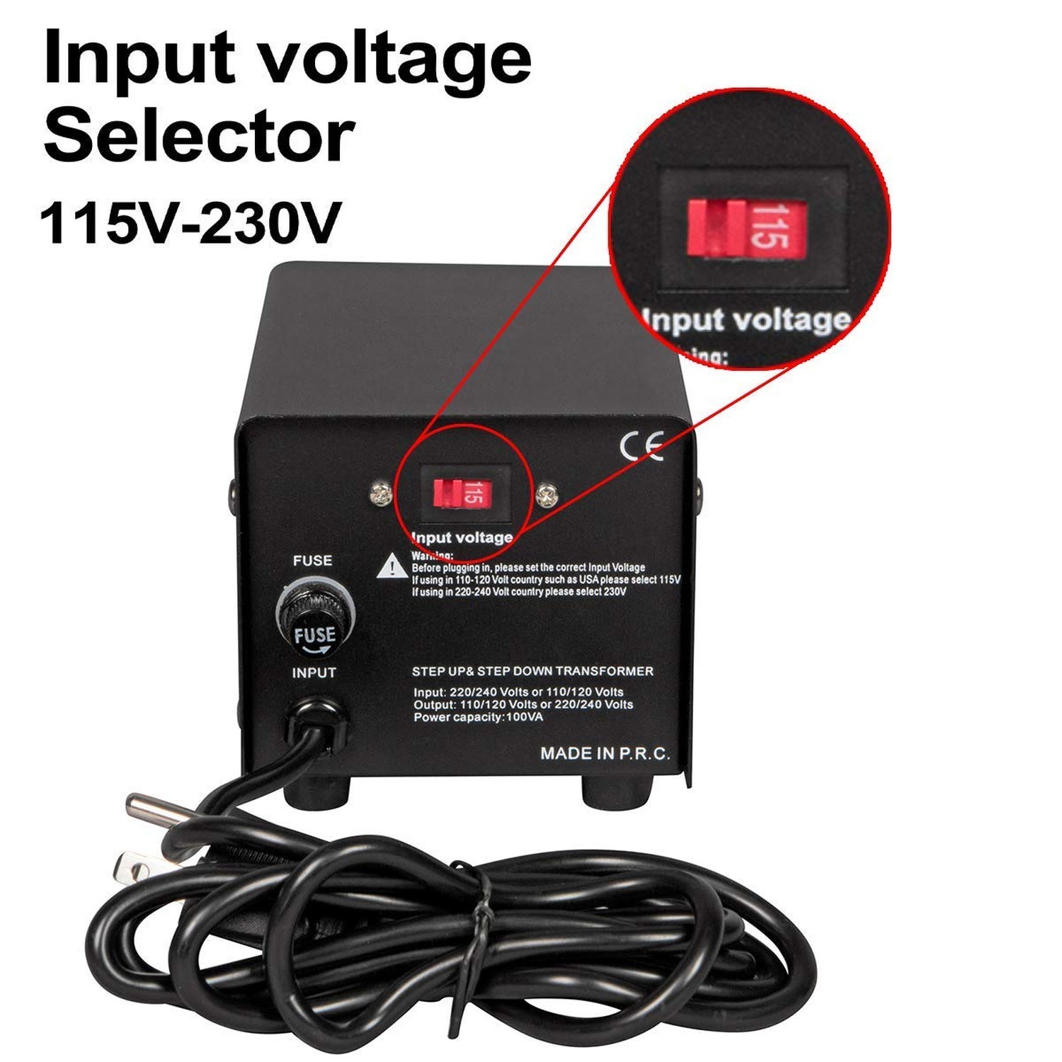 Dynastar Step Up & Step Down Voltage Converter and Transformer, 110-220 to 22…