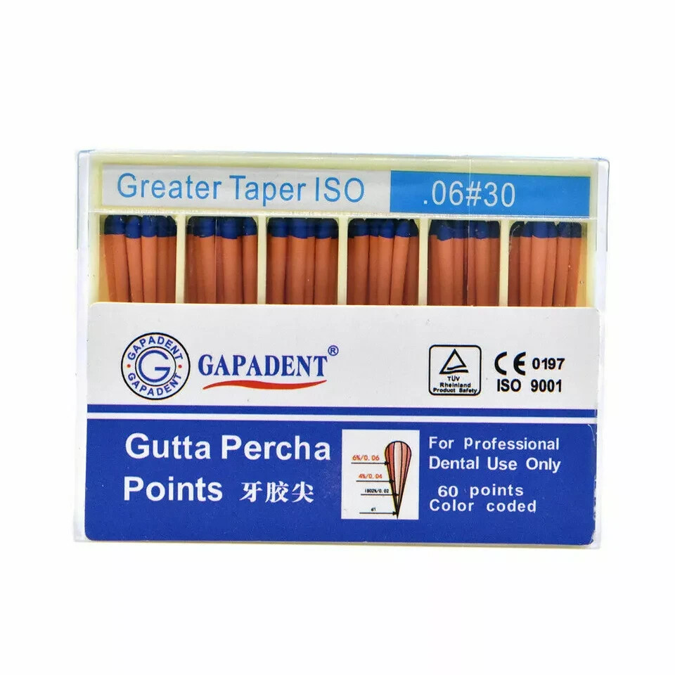 Dental Endo Root Canal Gutta Percha Point Taper Professional 0.02/0.04/0.06