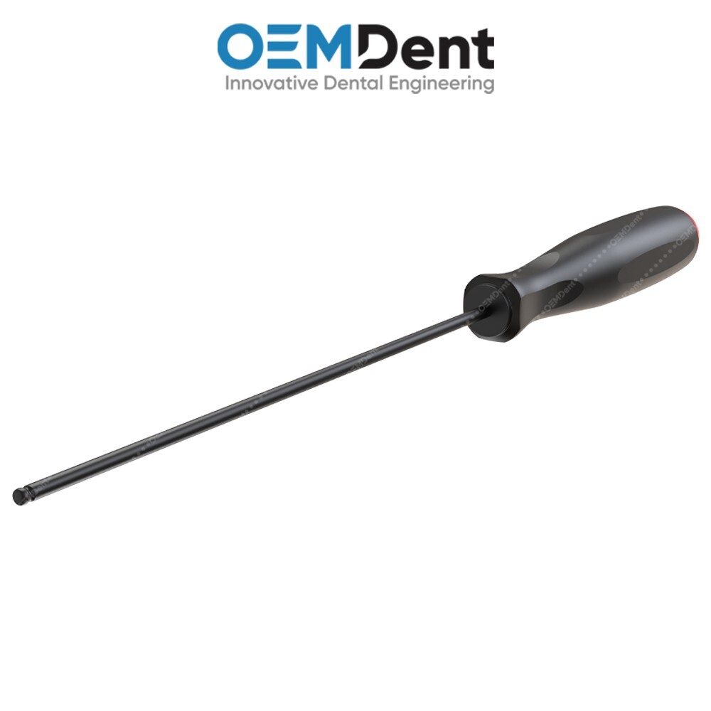 Extra Long Hand Hex Driver 1.25mm – 60.0mm Screw CAD/CAM Dental Tool
