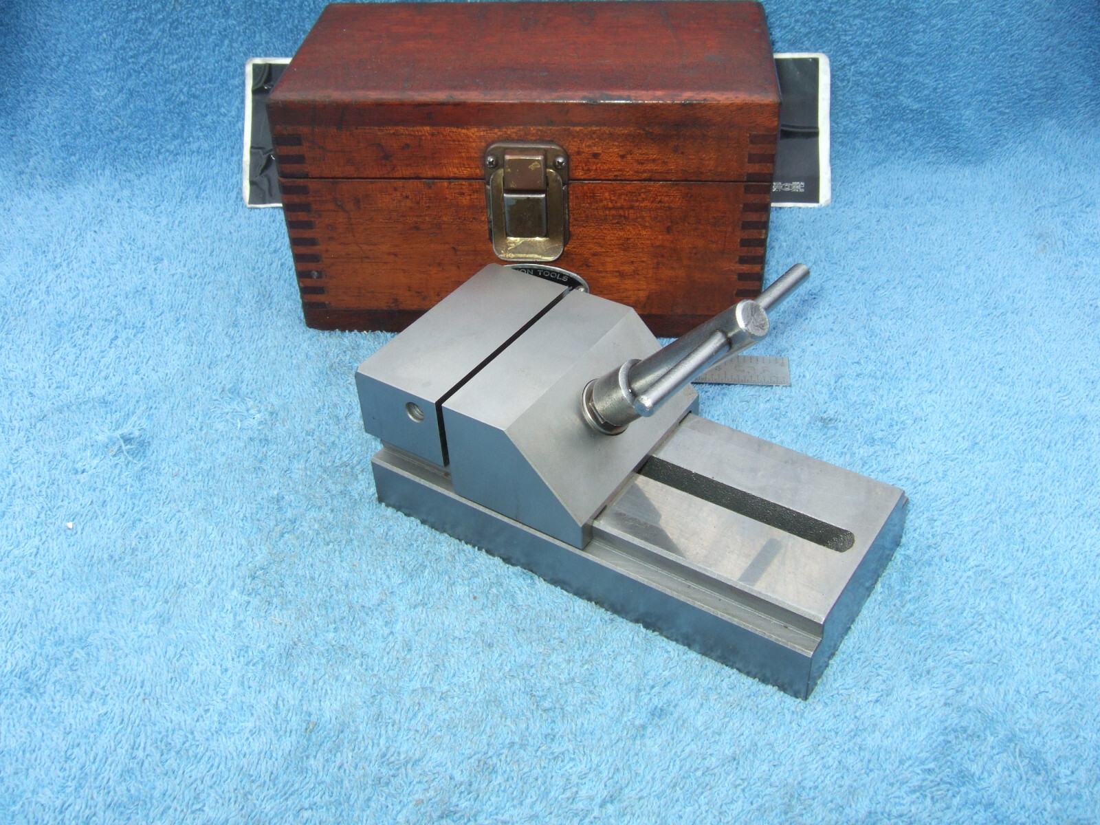 HERMANN SCHMIDT USED V0-4WOH GRIND VISE CASE&WRENCH TOOLMAKER MACHINIST INSPECT