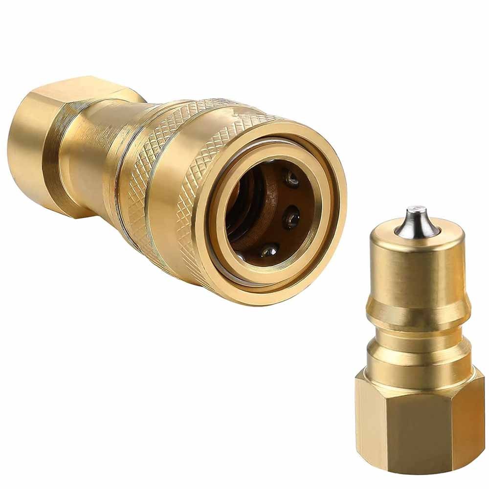 6Set 1/4″ Quick Disconnect Coupler Valve for Carpet Cleaning Wand Truck Valve