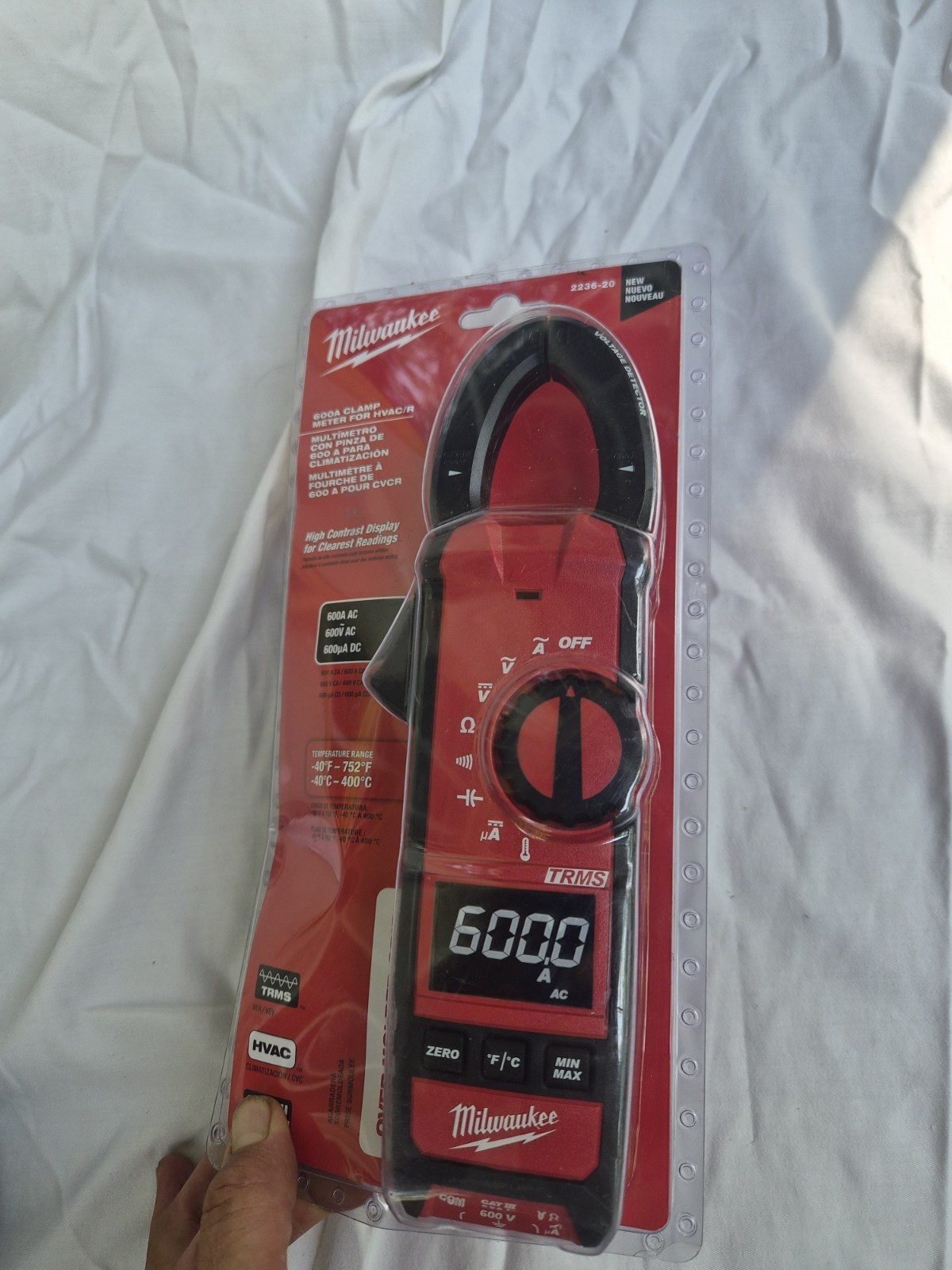 Milwaukee 2236-20 Clamp Meter for HVAC/R – Red NEW