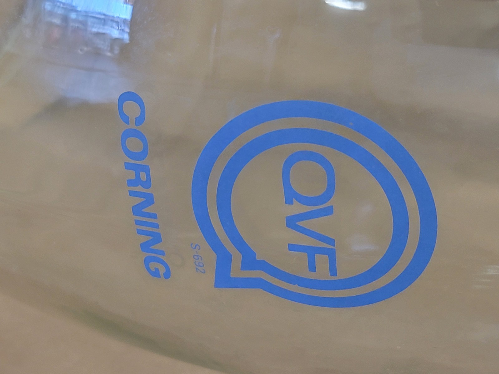 Corning QVF PB90/9A 225mm 9″ Borosilicate Glass 90° Elbow Process Pipe NOS