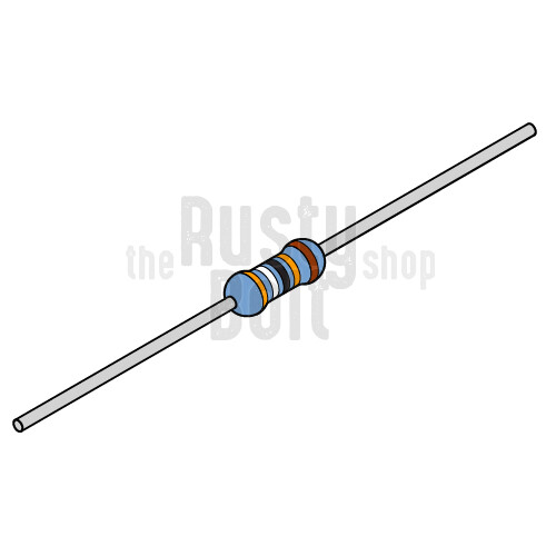 Resistors – 1/2 w (0.5 watt) – 390K ohm – 1% Tolerance – Metal Film – New