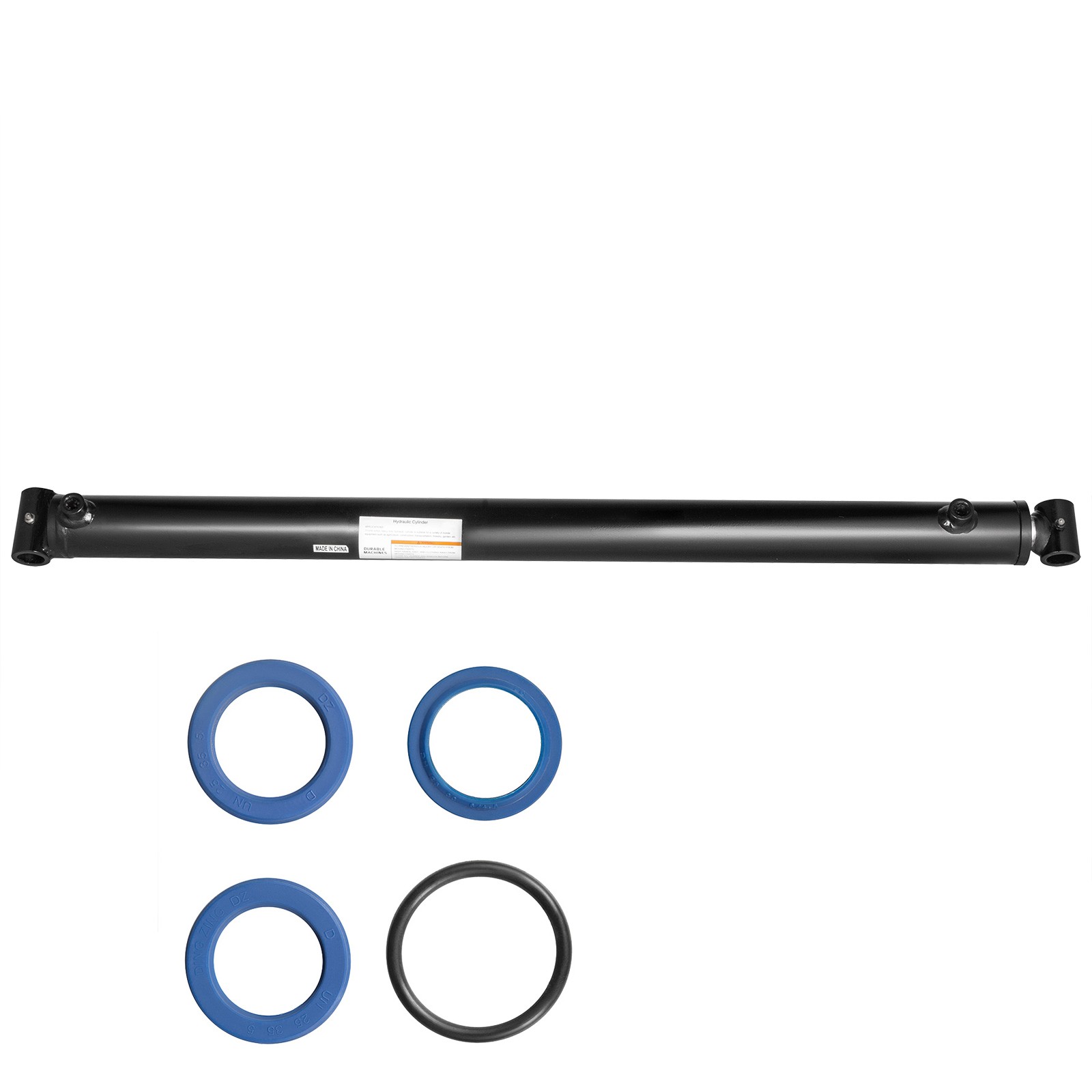 Uimoso 2 x 36 Inch Hydraulic Cylinder, Double Acting, Welded Design, Cross Tube