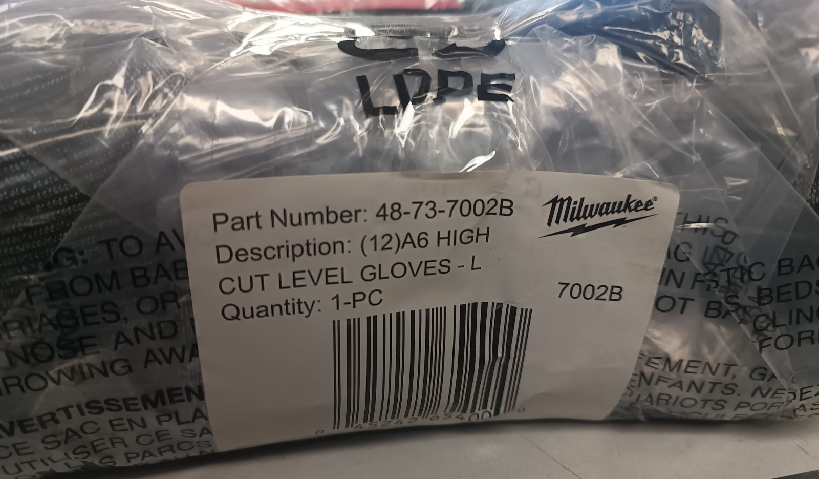 Milwaukee 48-73-7002B 12 Pair Cut Level 6 Hi-Dexterity Nitrile Dipped Gloves – L