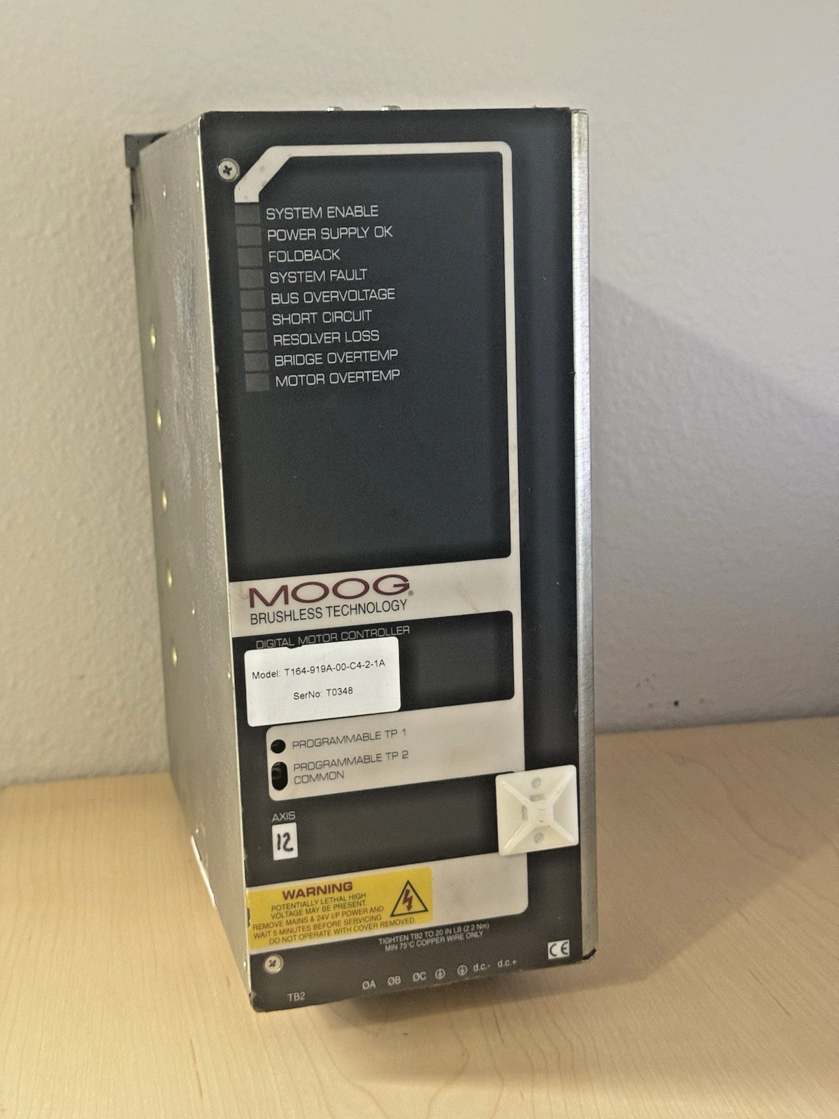 MOOG T164-919A-00-C4-4-1A Digital Motor Controller Servo Drive 48kW