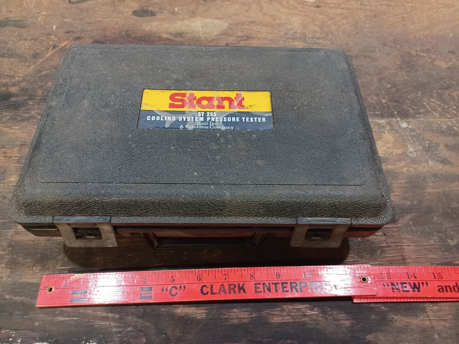 Stant Cooling System Pressure Tester Automotive Black VintageST 255 Kit untested