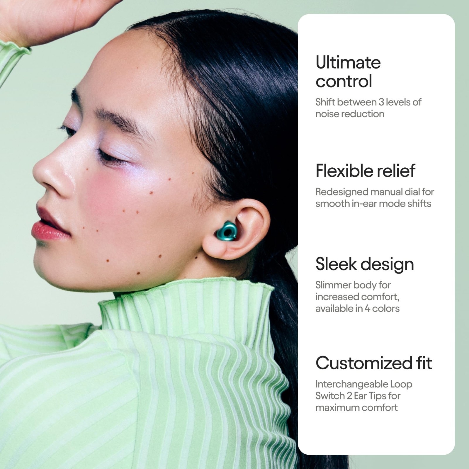 Adjustable Ear Plugs with 3 Relief Modes | Flexible Noise Reduction for Focus, T