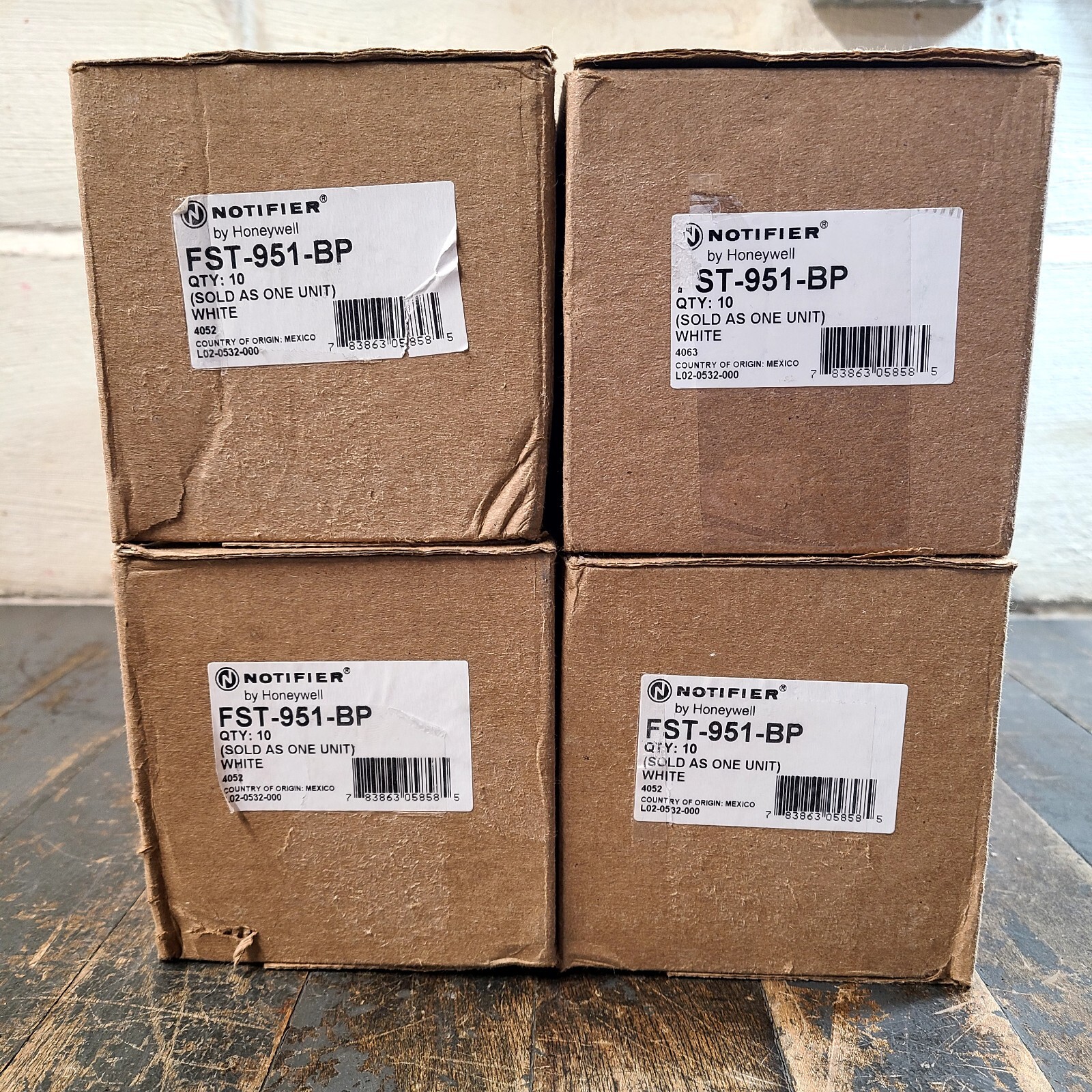 NOTIFIER FST-951-BP ADDRESSABLE 135° FIXED TEMP. HEAT DETECTOR BULK PACK OF 10