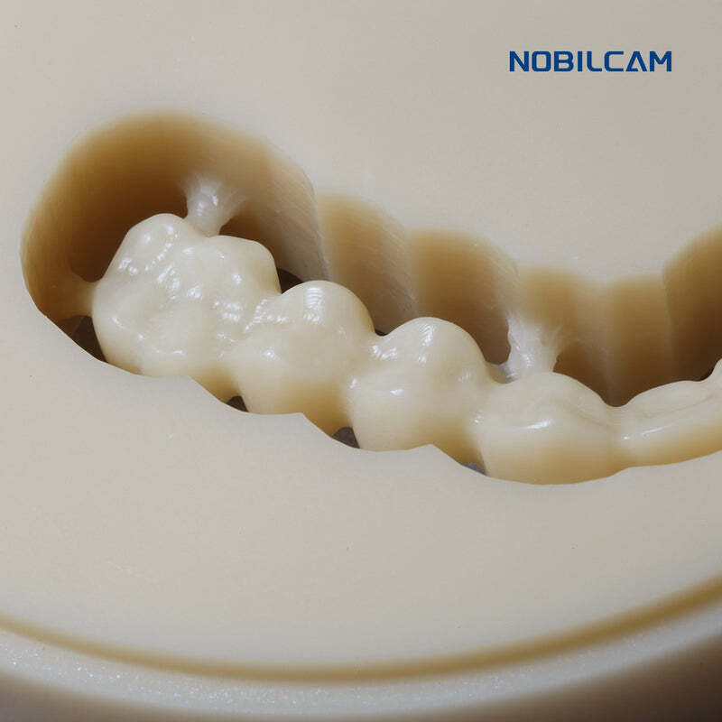 NOBILCAM PMMA Monolayer Disc Acrylic CAD/CAM Block for Temporary Crown Bridge
