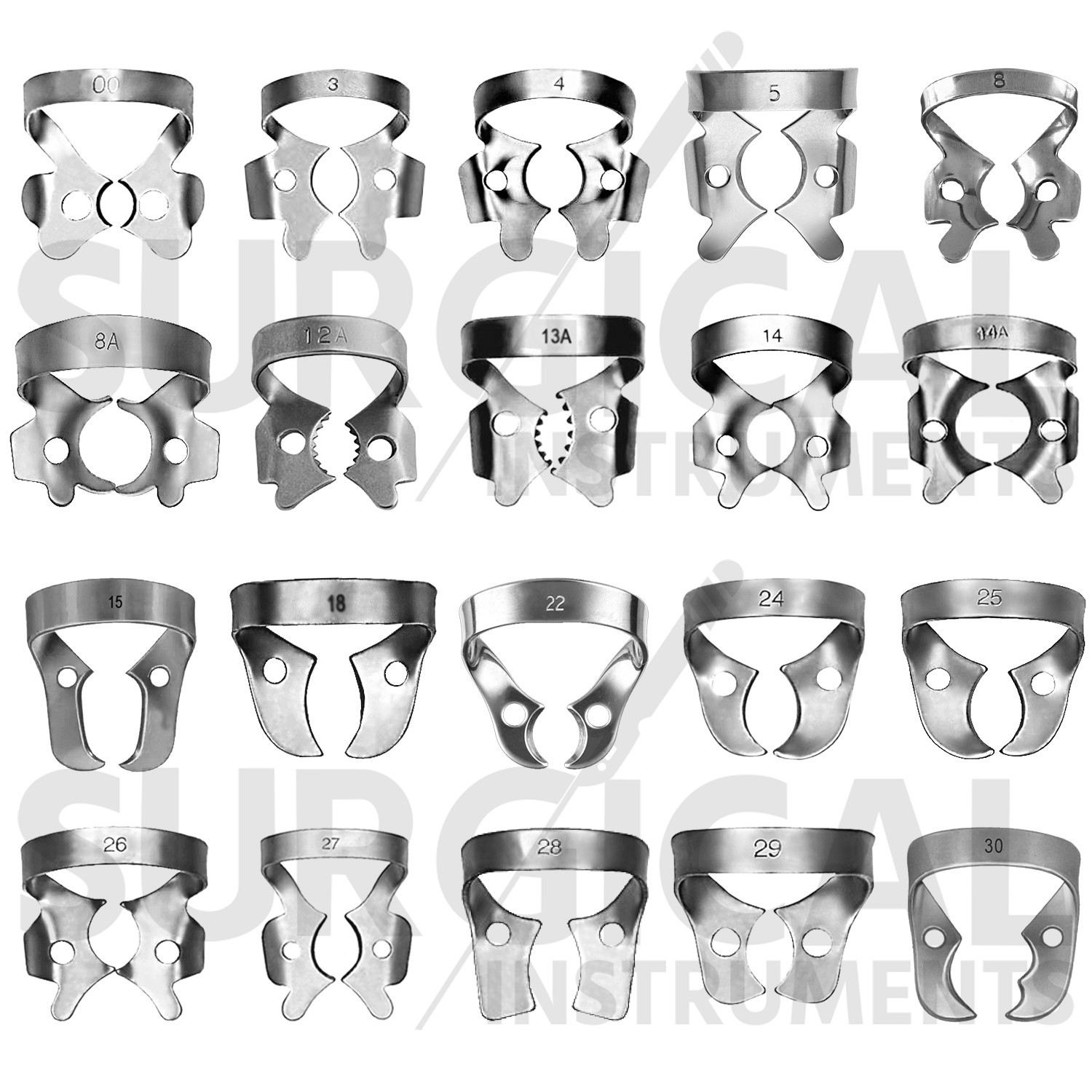 Starter Rubber Dam Kit of 43 Dental Surgical Instruments Stainless German Grade