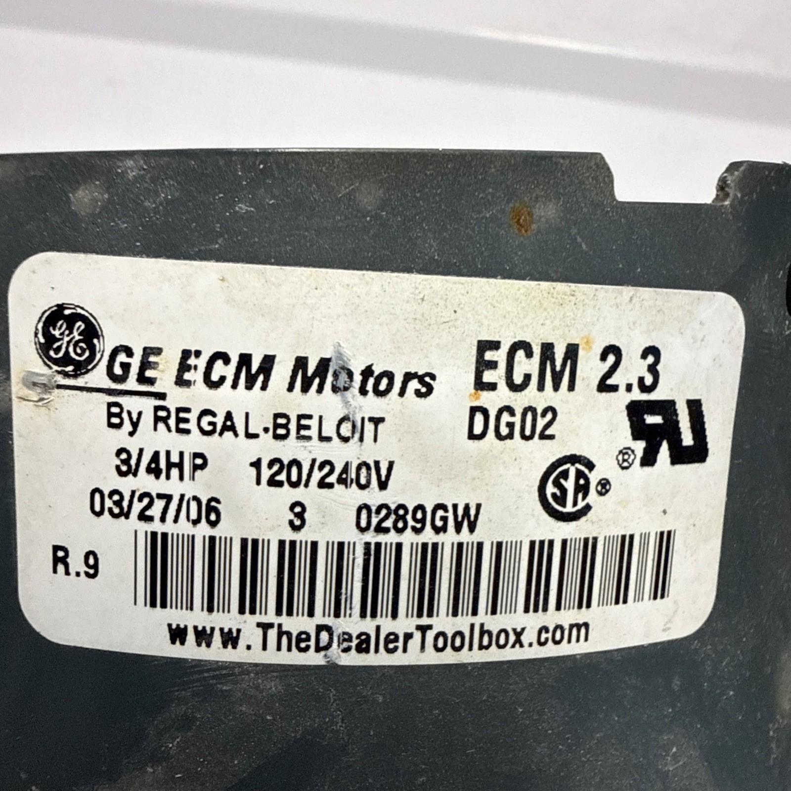 🔥GE ECM 2.3 DG02 Rotation CCW 341314P52🔥