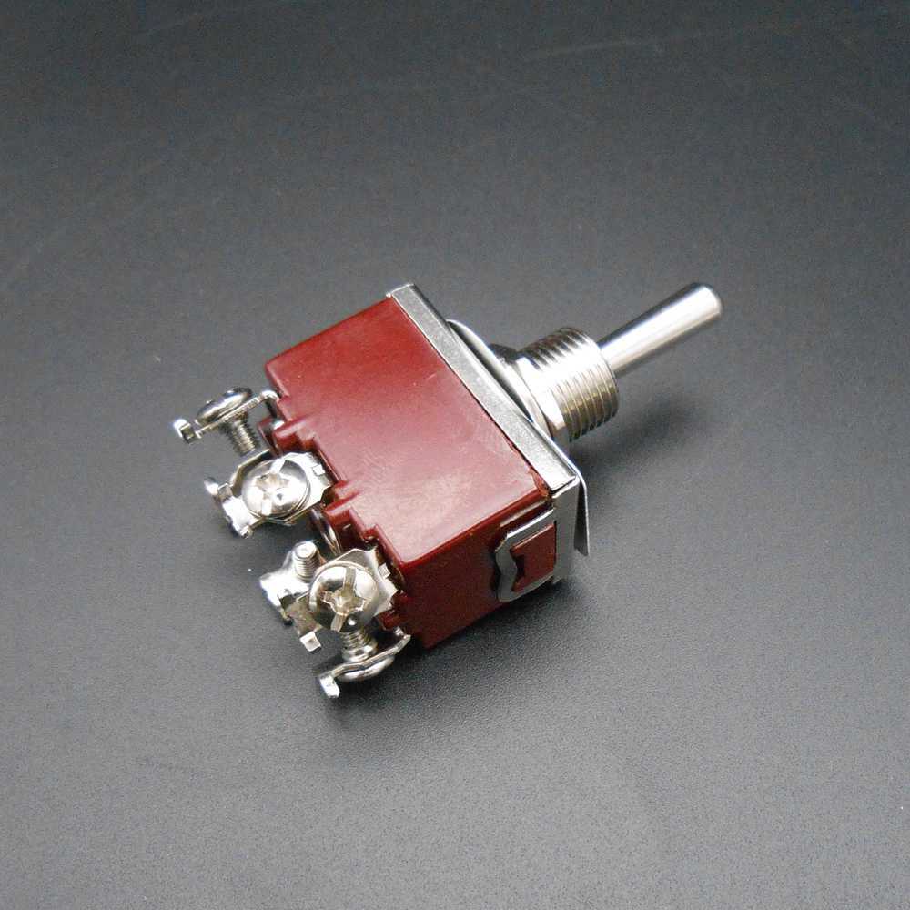 R-1322 Motor Manually Reversing Toggle Knob Switch MAX 15A 220V Silver Contact !