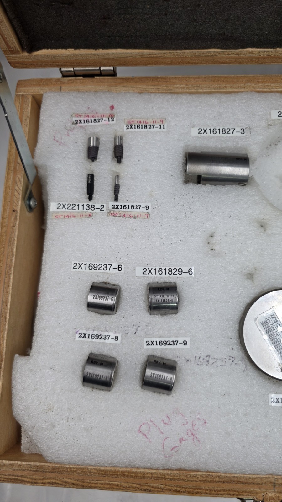 Set of inserts for Mitutoyo 543-392B Digimatic Indicator
