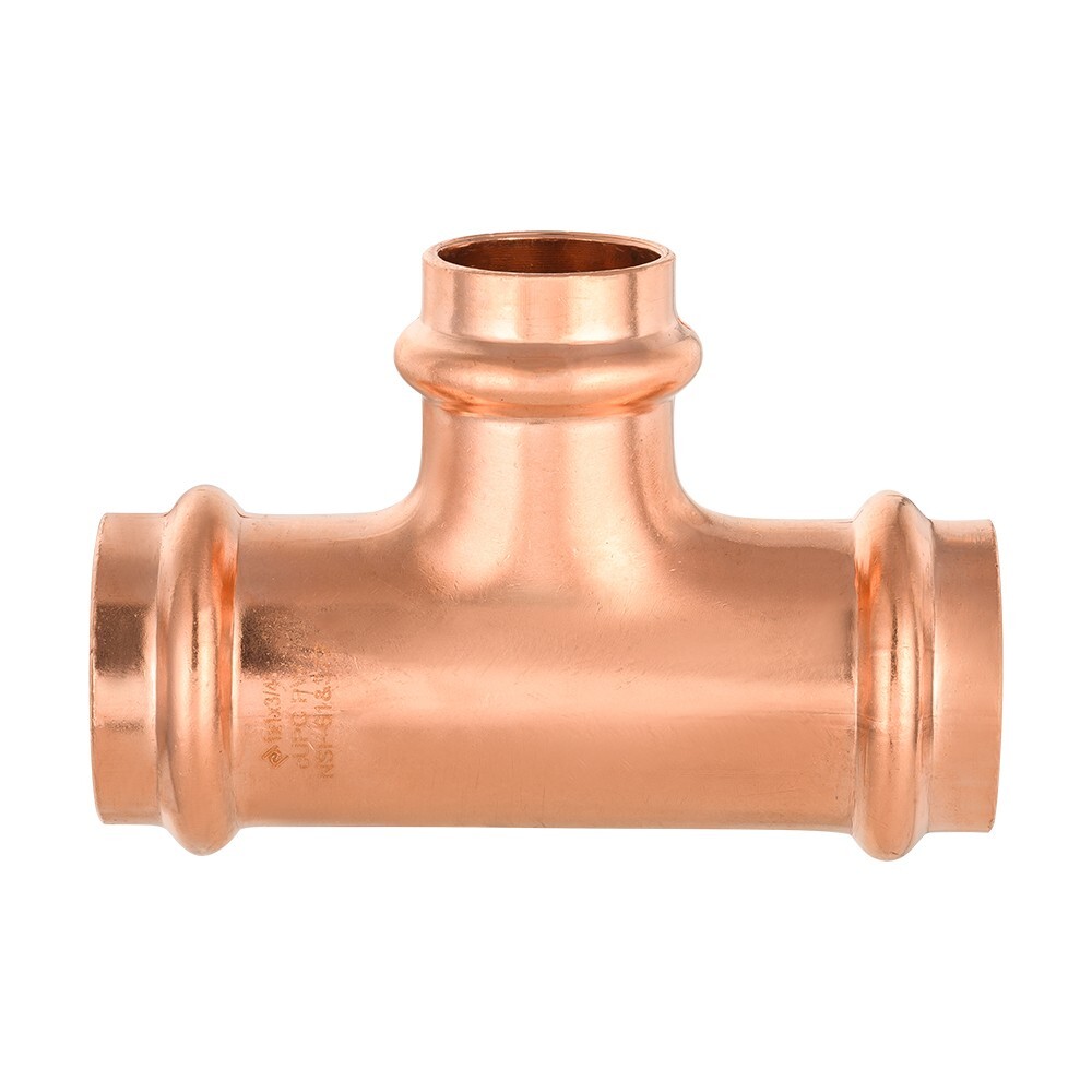 5 PCS EFIELD 1″ X 1″ X 3/4″ Press Fit Tee Copper Fittings, Lead Free