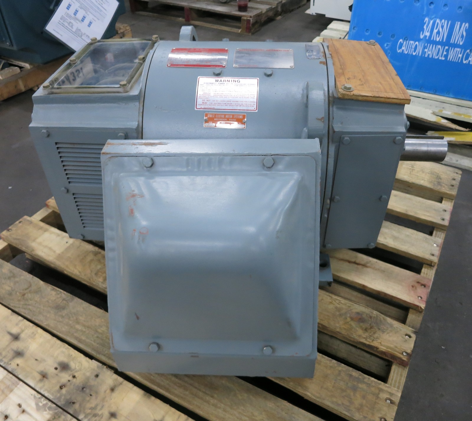 REBUILT GE 60 HP DC Motor CD366AT SPFG-SV 240V 1750/2450 RPM 240 VDC Kinamatic