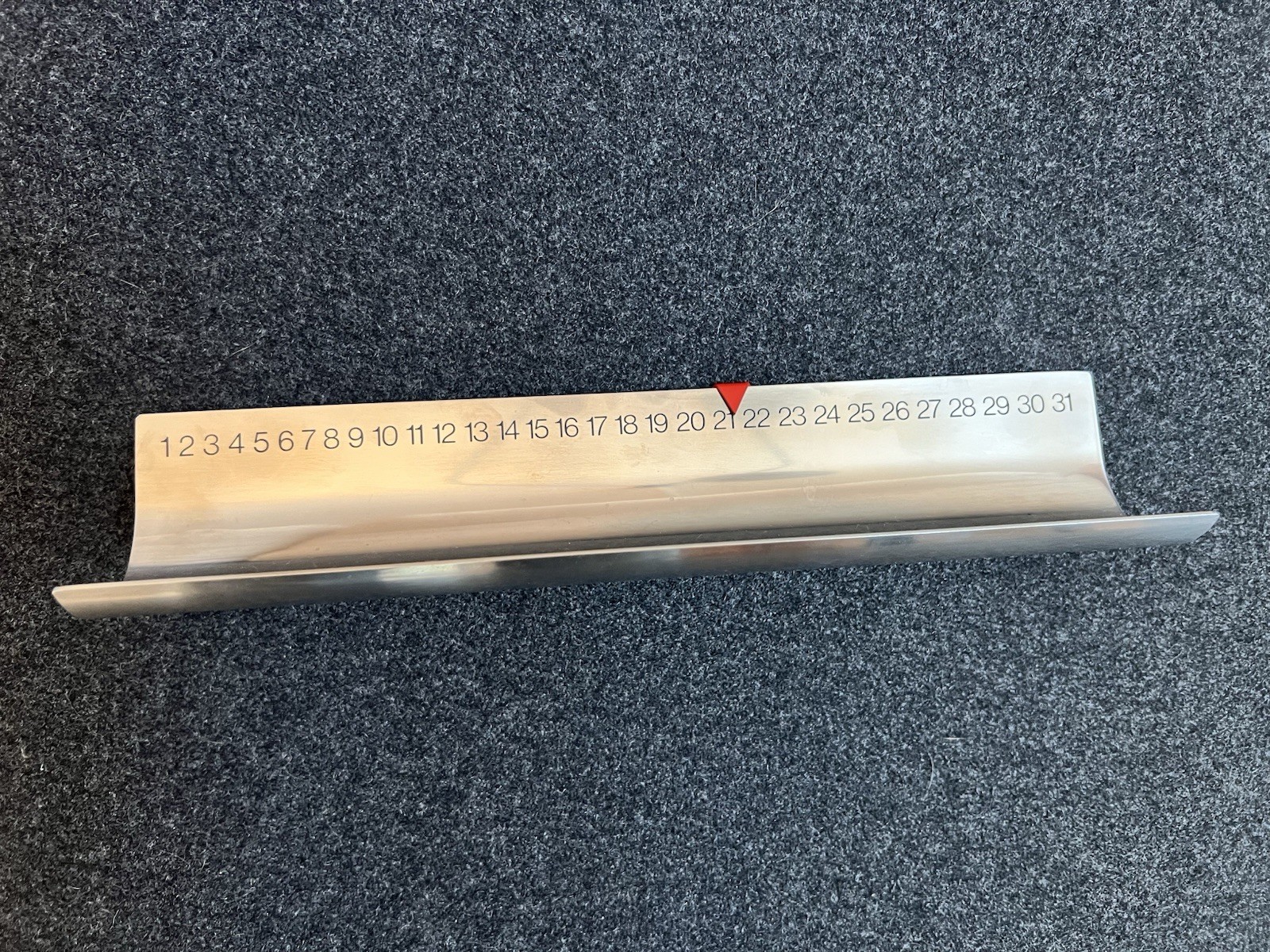 Folle Pencil Holder With Calendar Made In Denmark, OOP RARE w/box!
