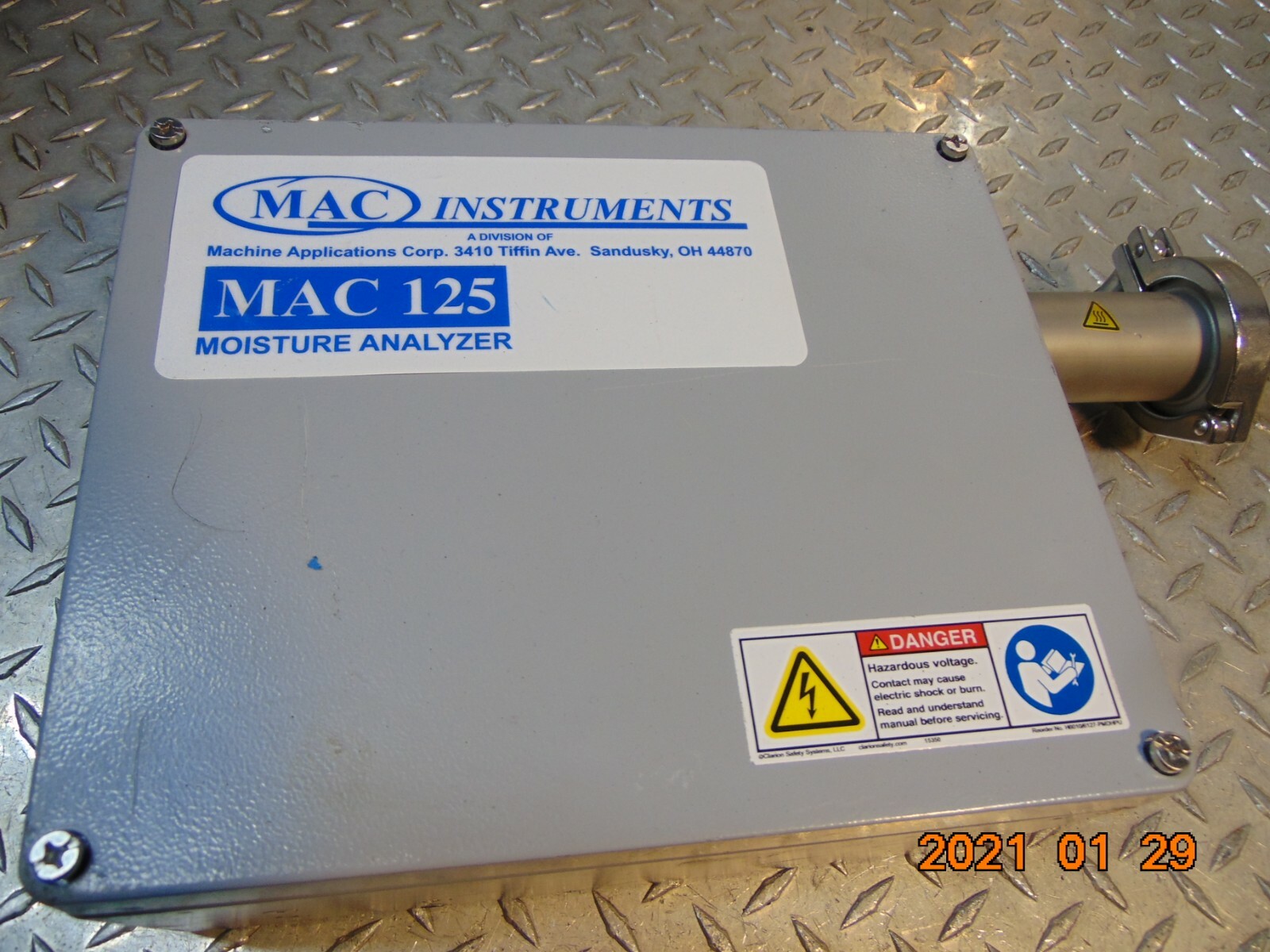 MAC INSTRUMENTS MAC 125 MOISTURE ANALYZER