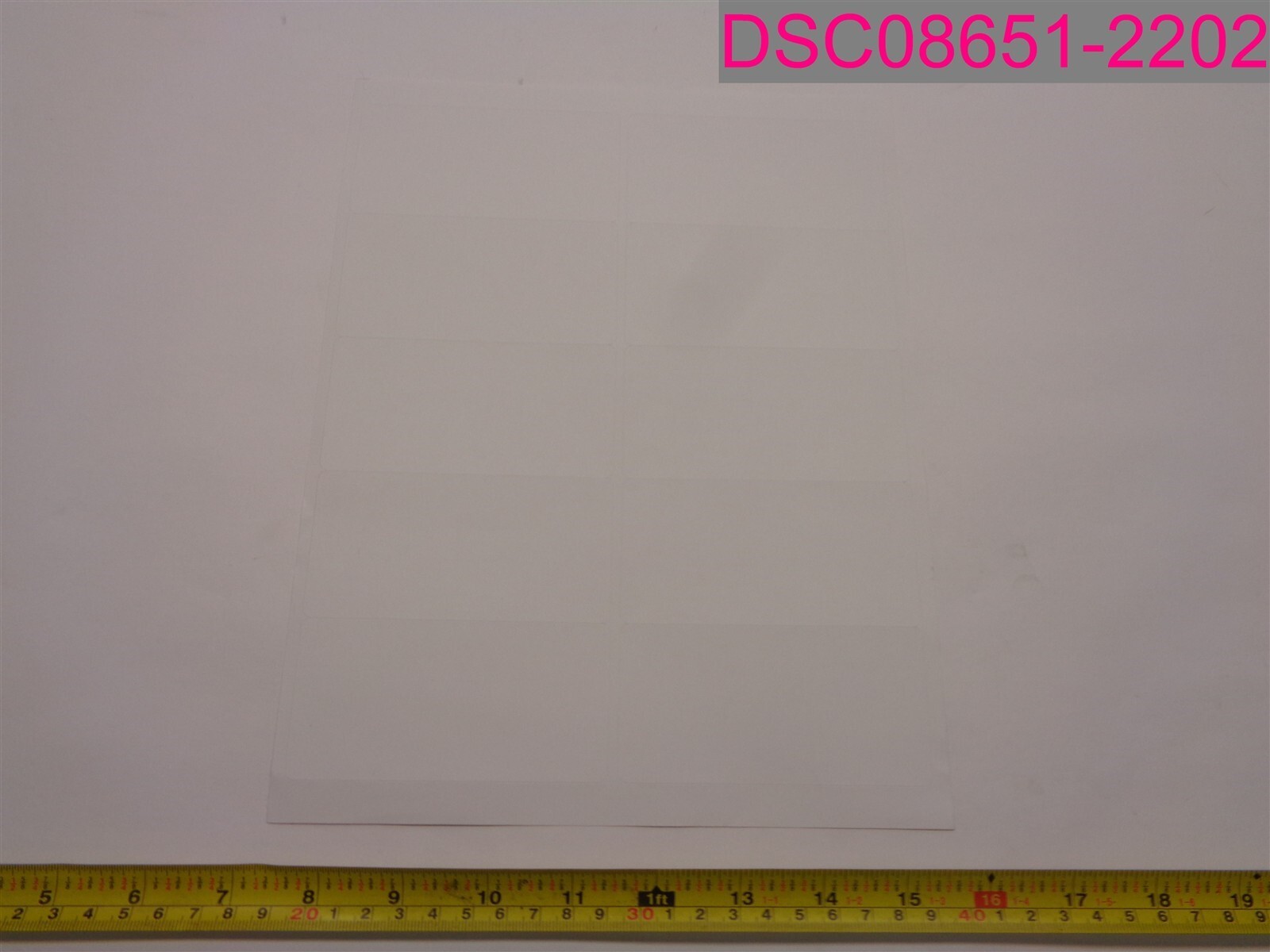 QTY=2500 Labels (250 Sheets of 10 Labels); 2″x4″ Labels Sheets White