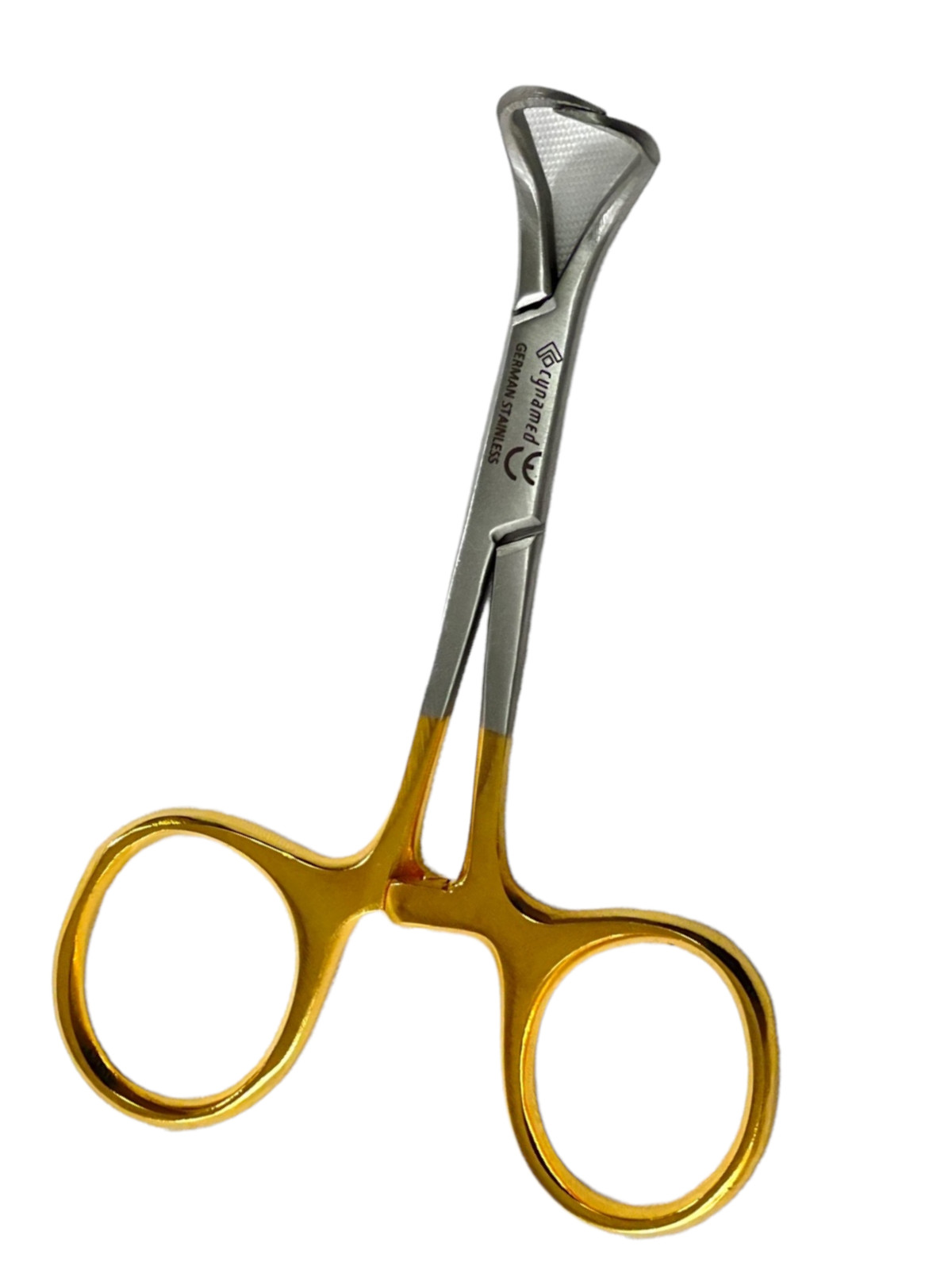 5 Pack – (Gold Handle) Backhaus Towel Clamp Forceps 3.5″ – German Stainless FCPS