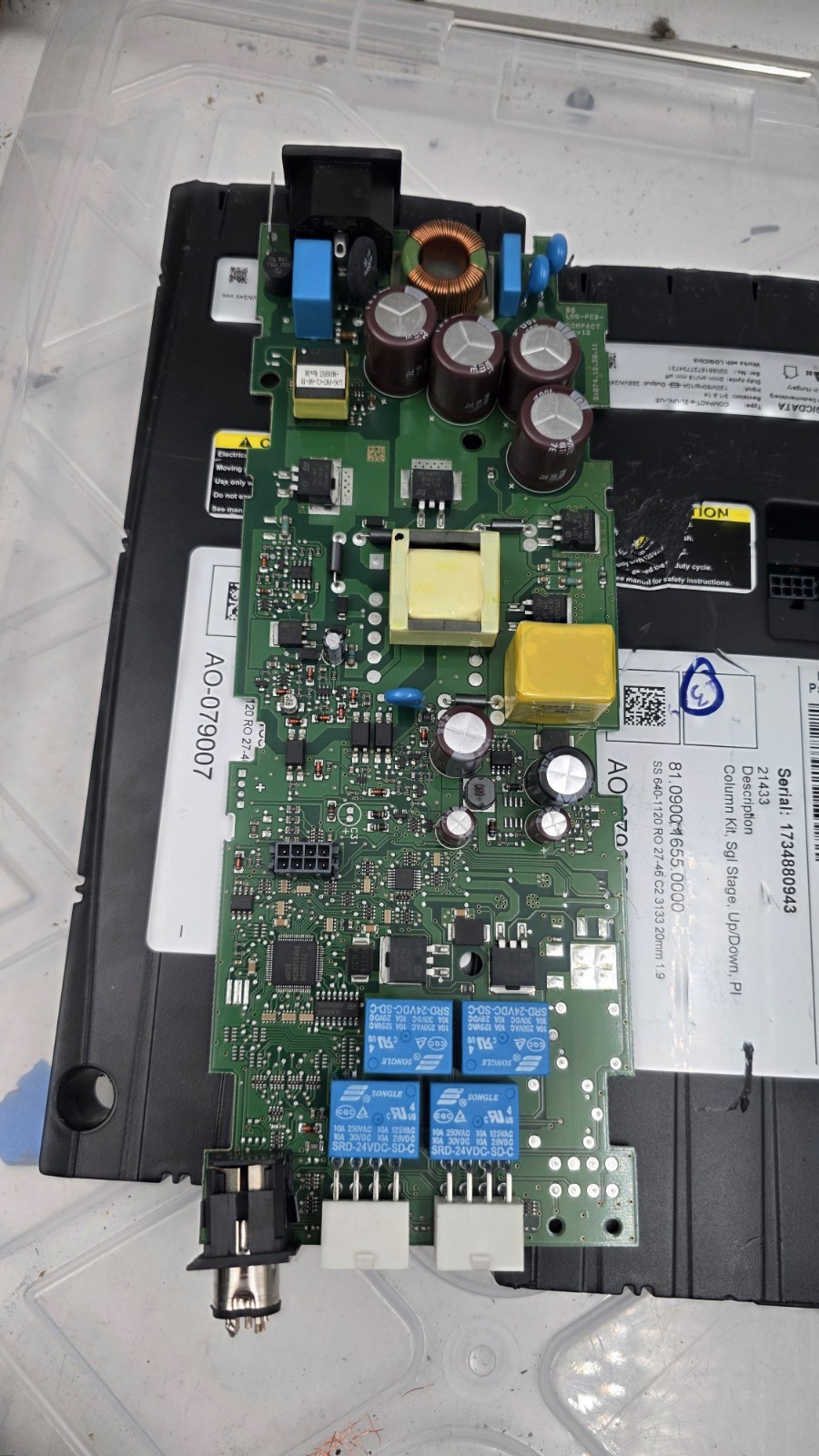 LOGICDATA COMPACT-e-2L-UNL-US Control Unit (as-is-parts), 120VAC