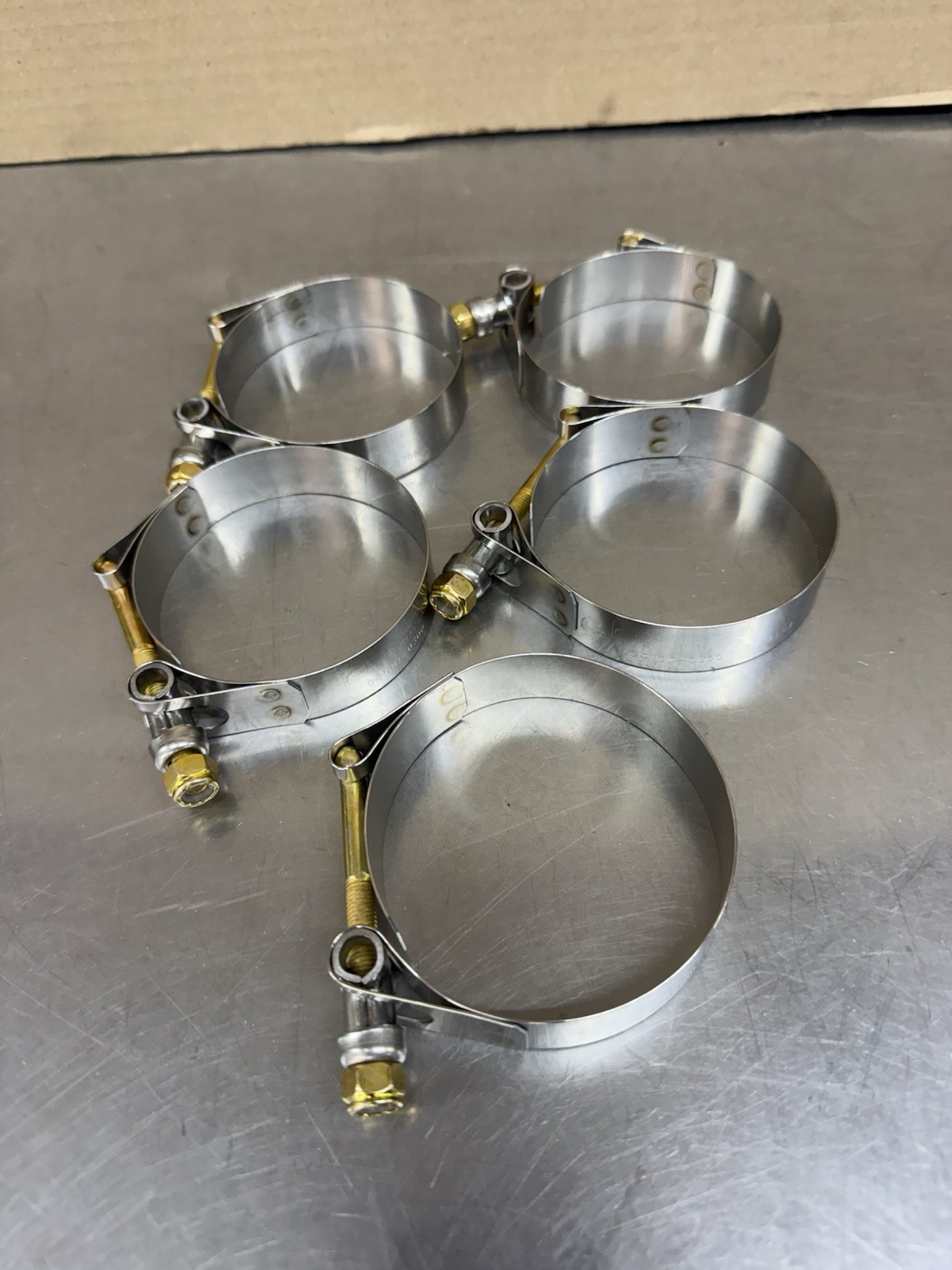 Lot of 5 Clampco 94100-0300 Band Clamp 3” 2.78” To 3.09” Range New Made In USA