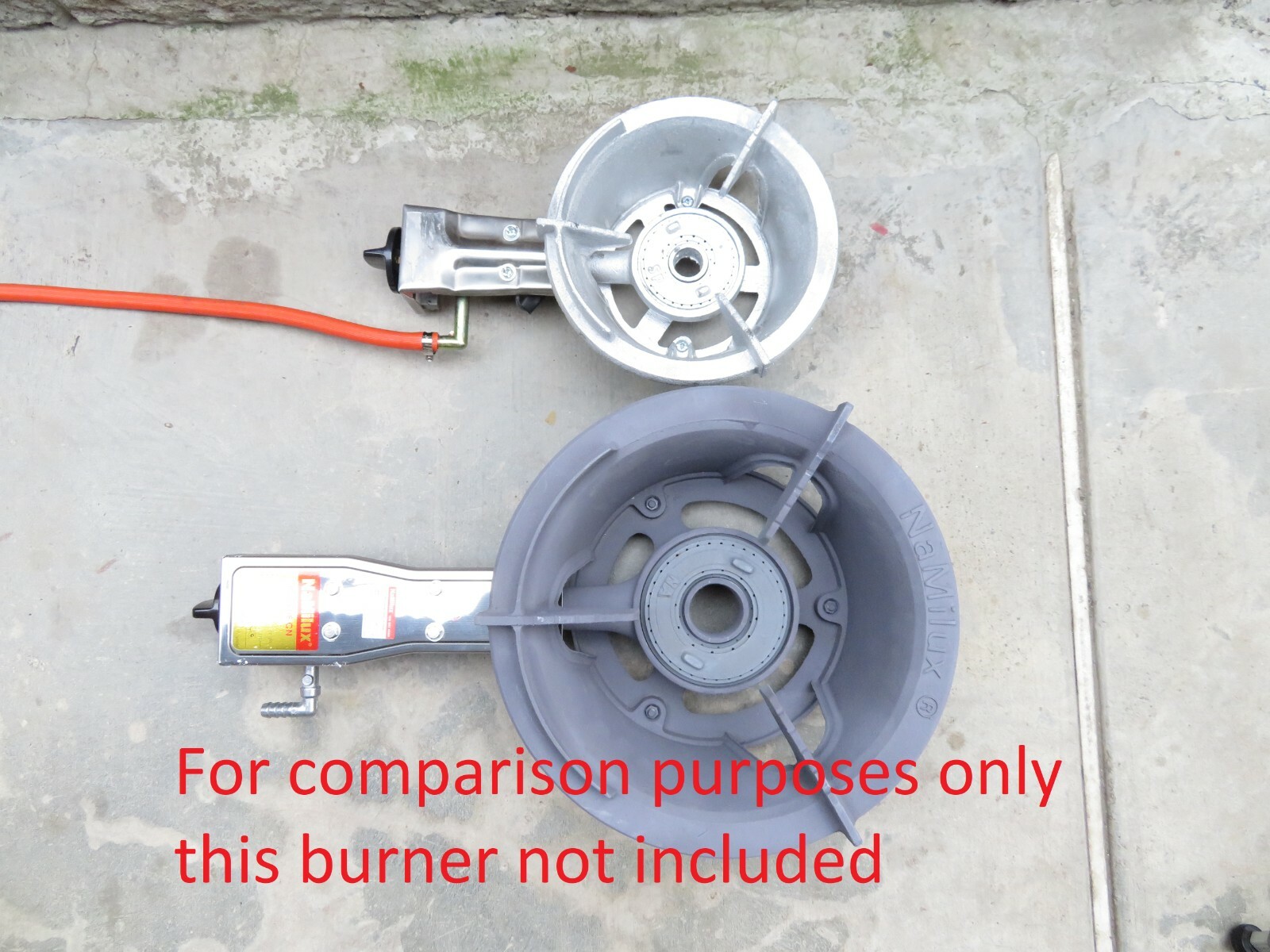 Compact 9″ High Pressure Propane Cast Iron Wok Stove Burner with Piezo Igniter