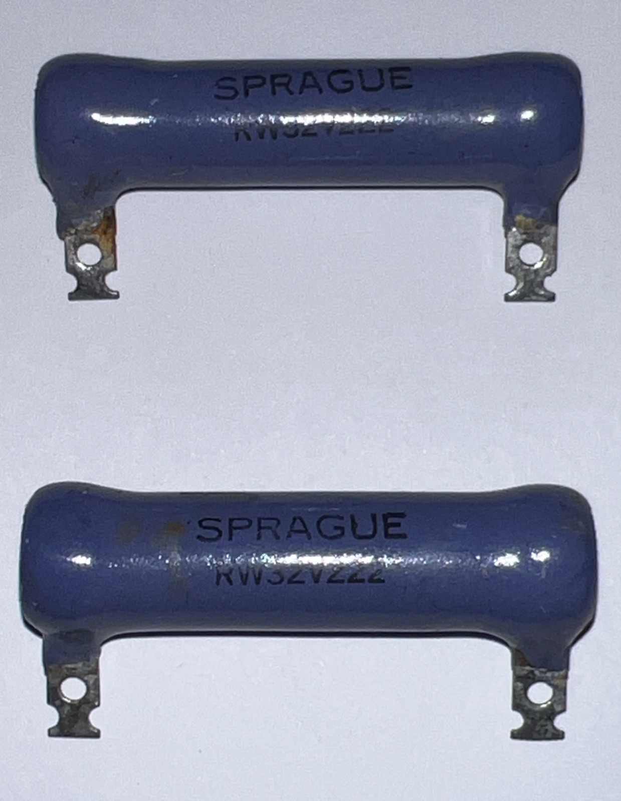 2200 ohm 20W 5% Wirewound Power Resistor Ceramic By Sprague New Quantity Of 2