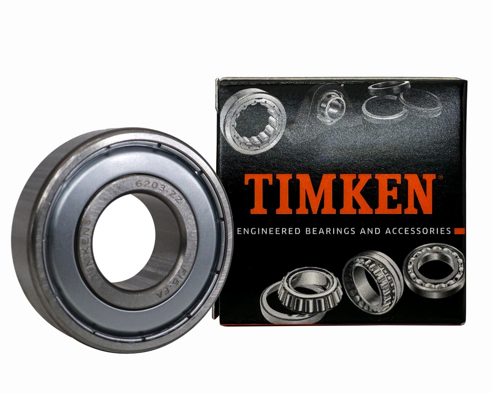2PCS TIMKEN 6203-ZZ 6203-2Z Double Metal Seal Bearings 17x40x12mm 6203ZZ