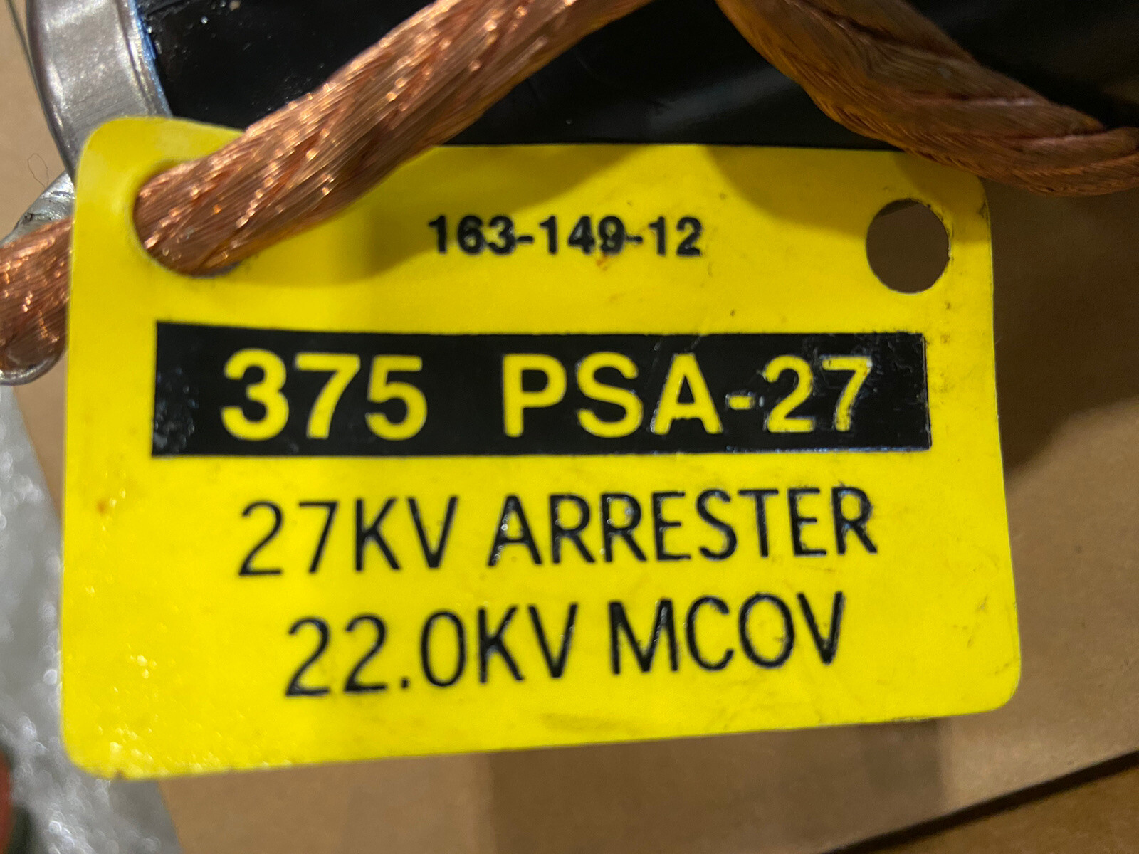Elastimold 35kV Parking Stand Surge Arrester 22.0kV MCOV 375PSA-27