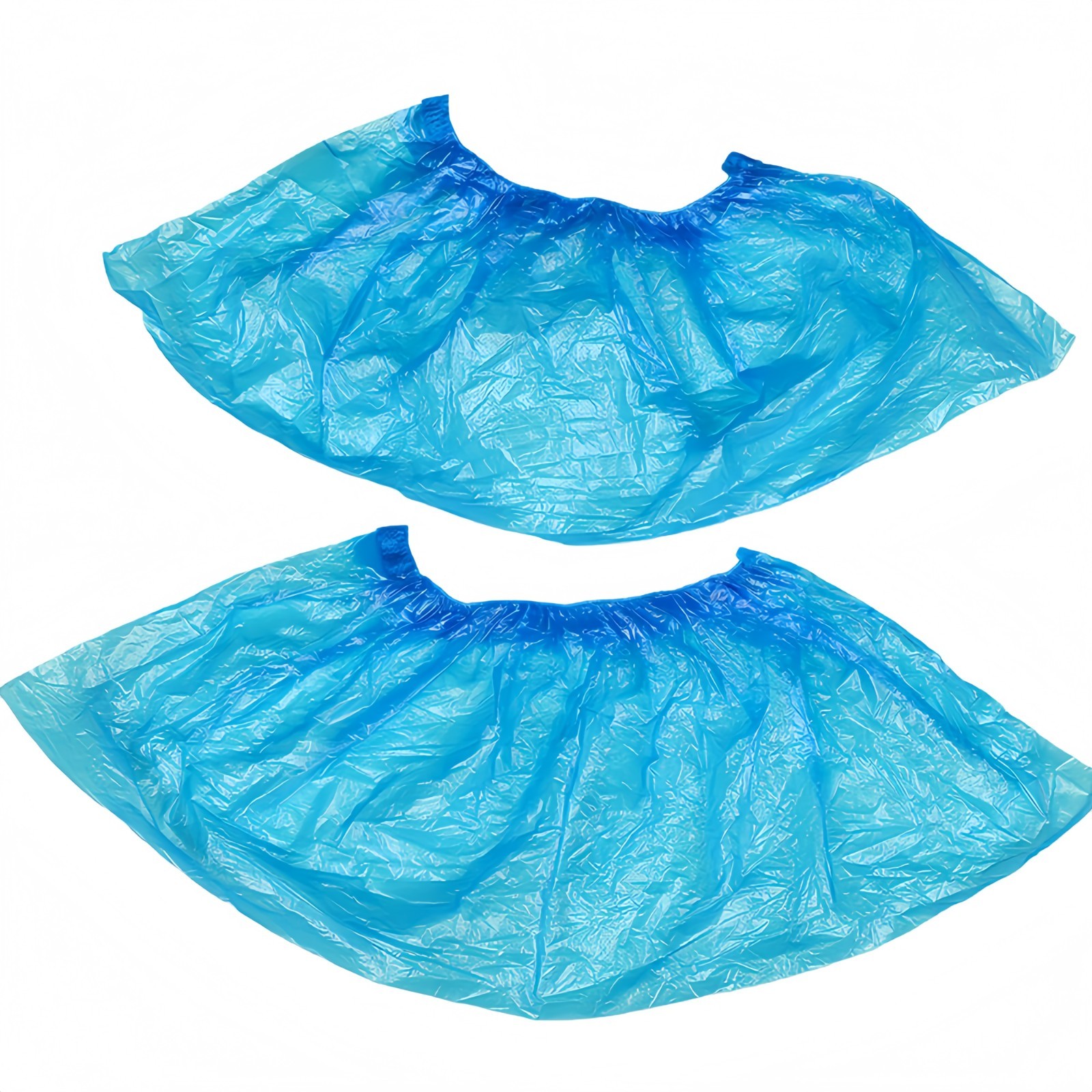 100 Pieces Disposable Plastic Shoe Cover Waterproof Shoe Polyethylene Cover