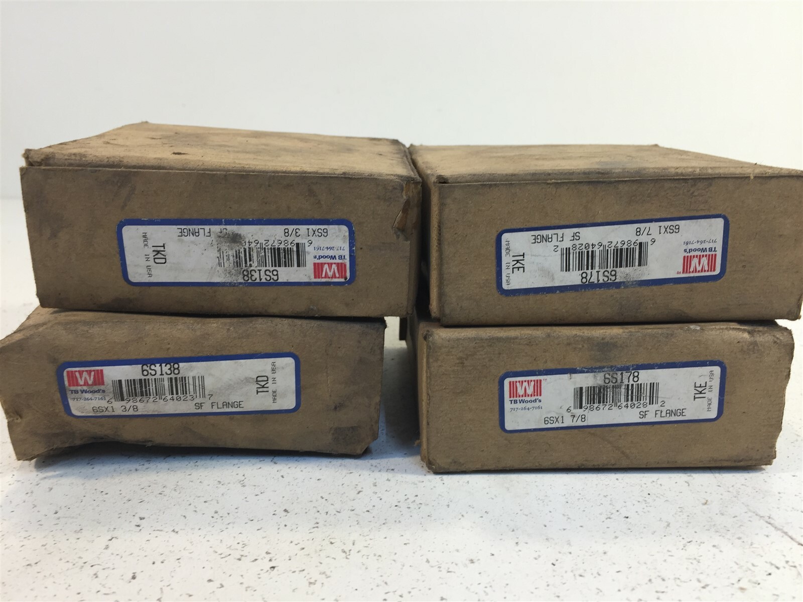 (1) TB Woods SF Coupling Flange 6S 1-7/8″ Bore – New Old Stock 6S178