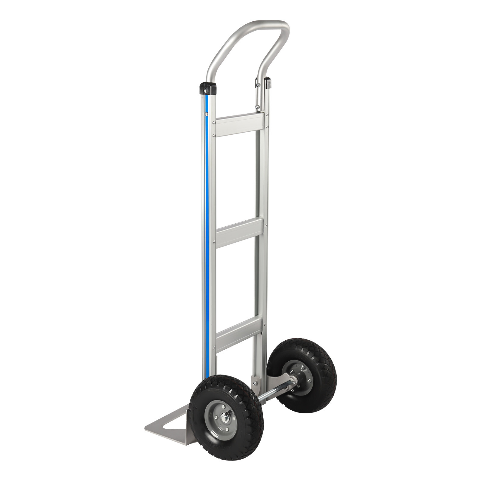 Aluminum Alloy Hand Truck Cart Heavy Duty Dolly with Rubber Wheels 440lbs/500lbs