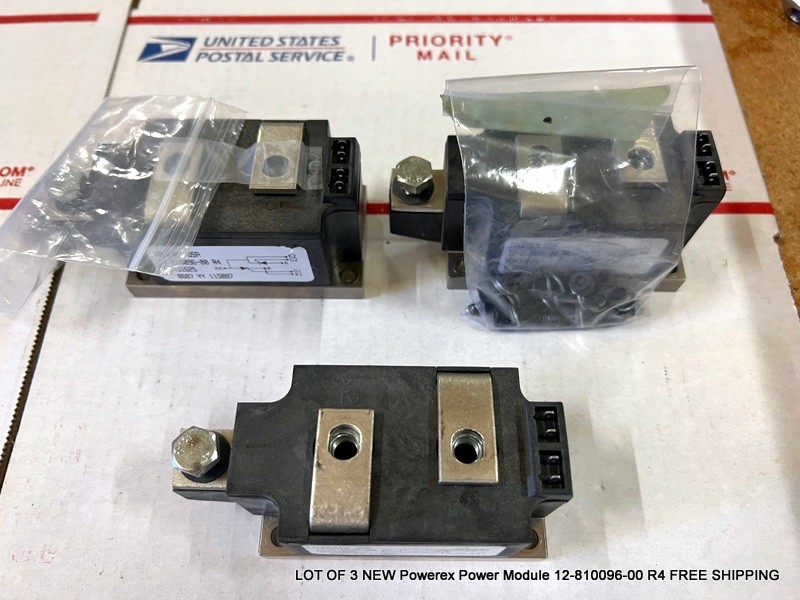LOT OF 3 NEW Powerex Power Module 12-810096-00 R4 FREE SHIPPING