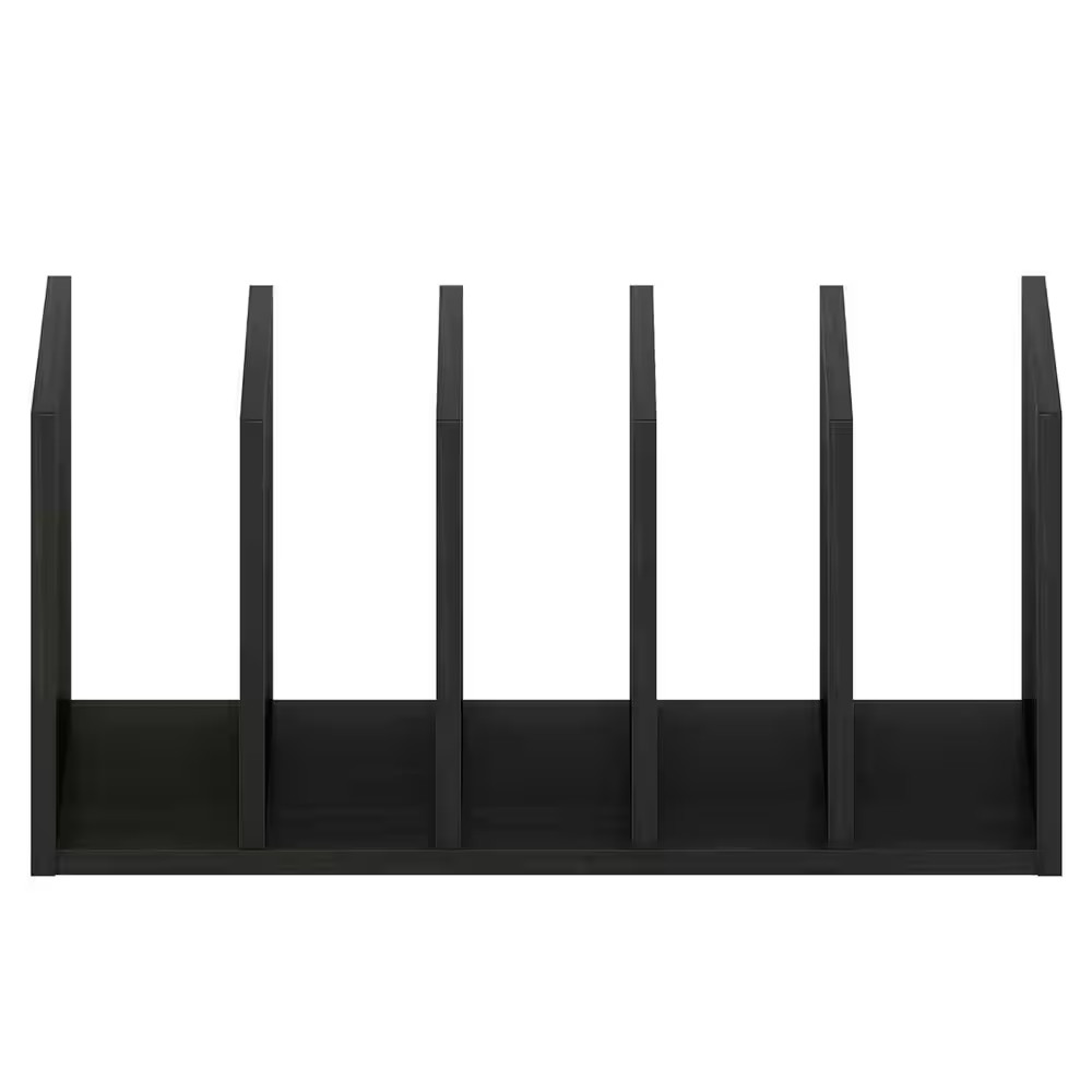 Black 16.3 In. X 6.6 In. Wood Modern Desk Organizer, Set of 2