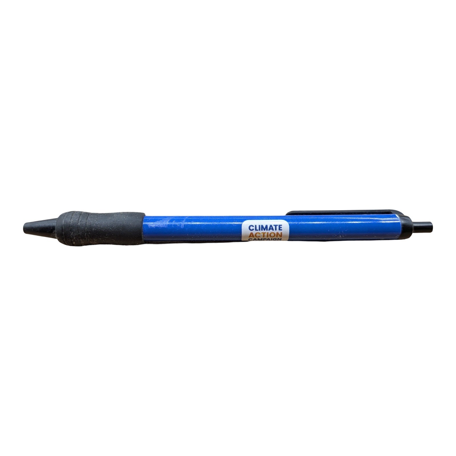 Bulk Case 500 Retractable Ballpoint Pens Black Ink Blue Barrel Misprint W Logo