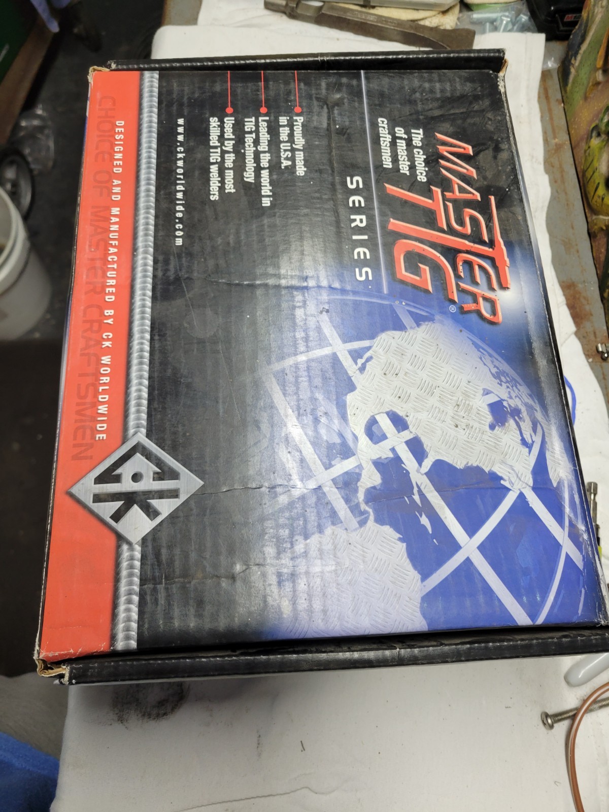 CK Worldwide Ck300 RG TIG TORCH 25FT 350AMP Tri-flex Cable AC/DC