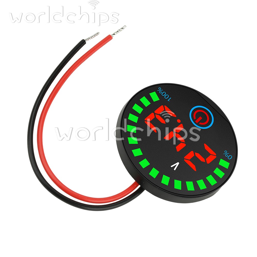 5pcs DC7-55V Acid/Li-ion Volt Indicator Battery Level Display Power-Off Memory