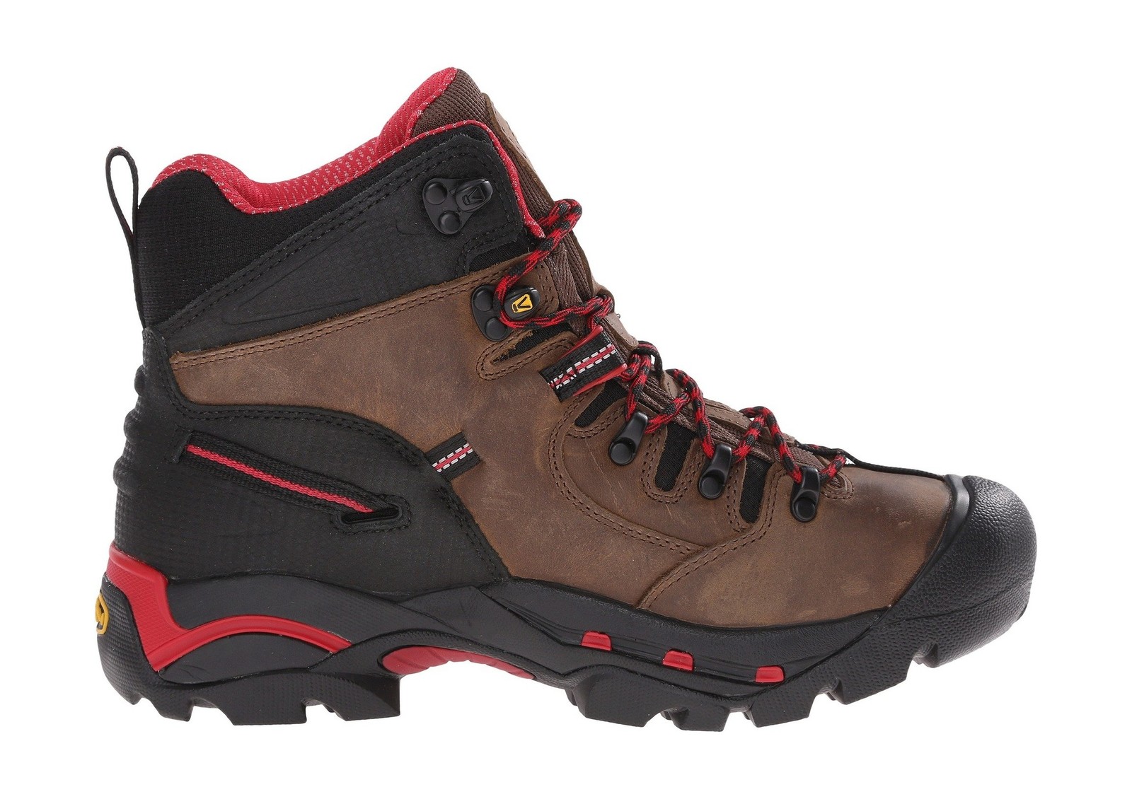 KEEN Utility Men’s Pittsburgh 6″ Leather Waterproof Steel Toe Work Boots 10